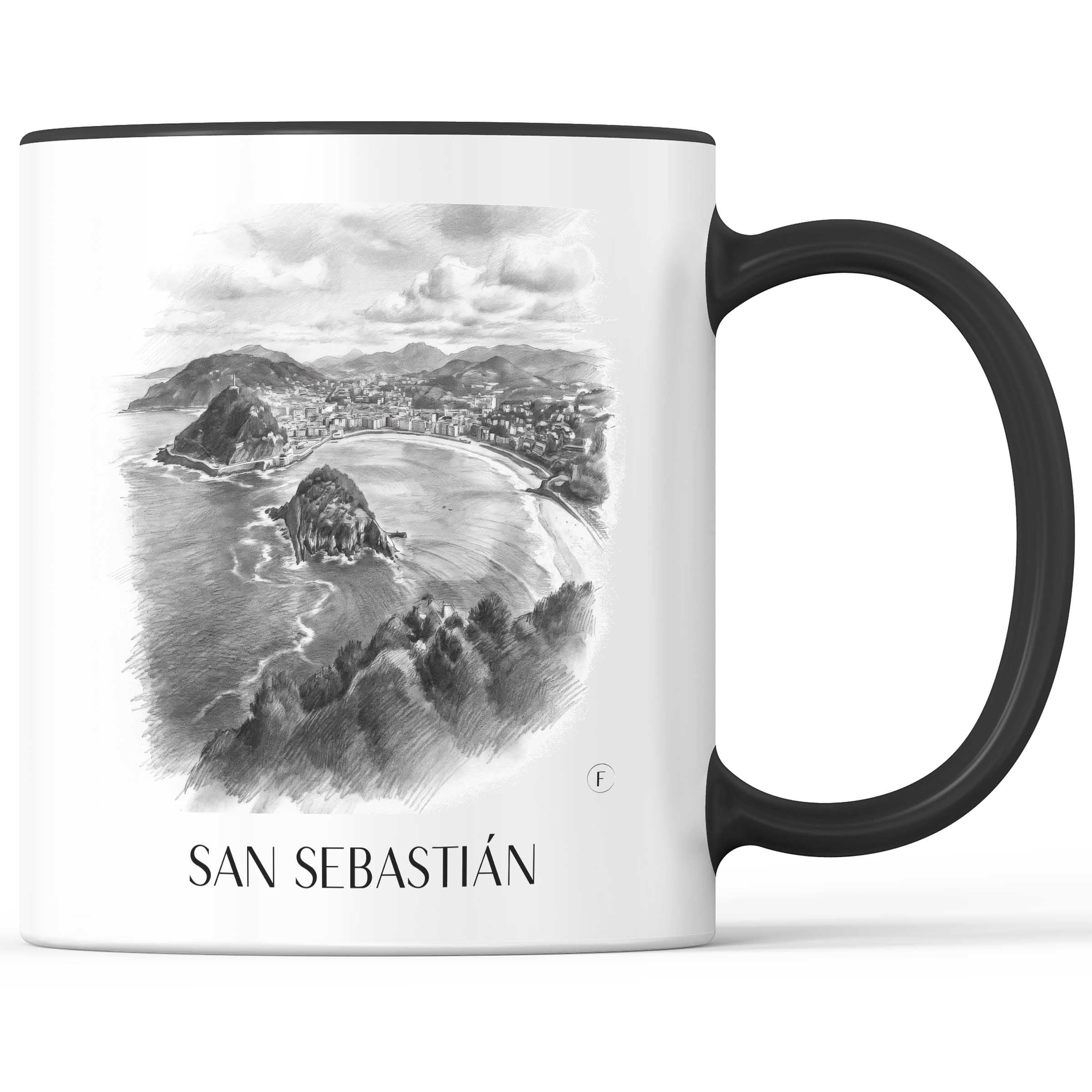 san-sebastián-spanien-spanien-kaffeebecher-bleistift-zeichnung-drawing