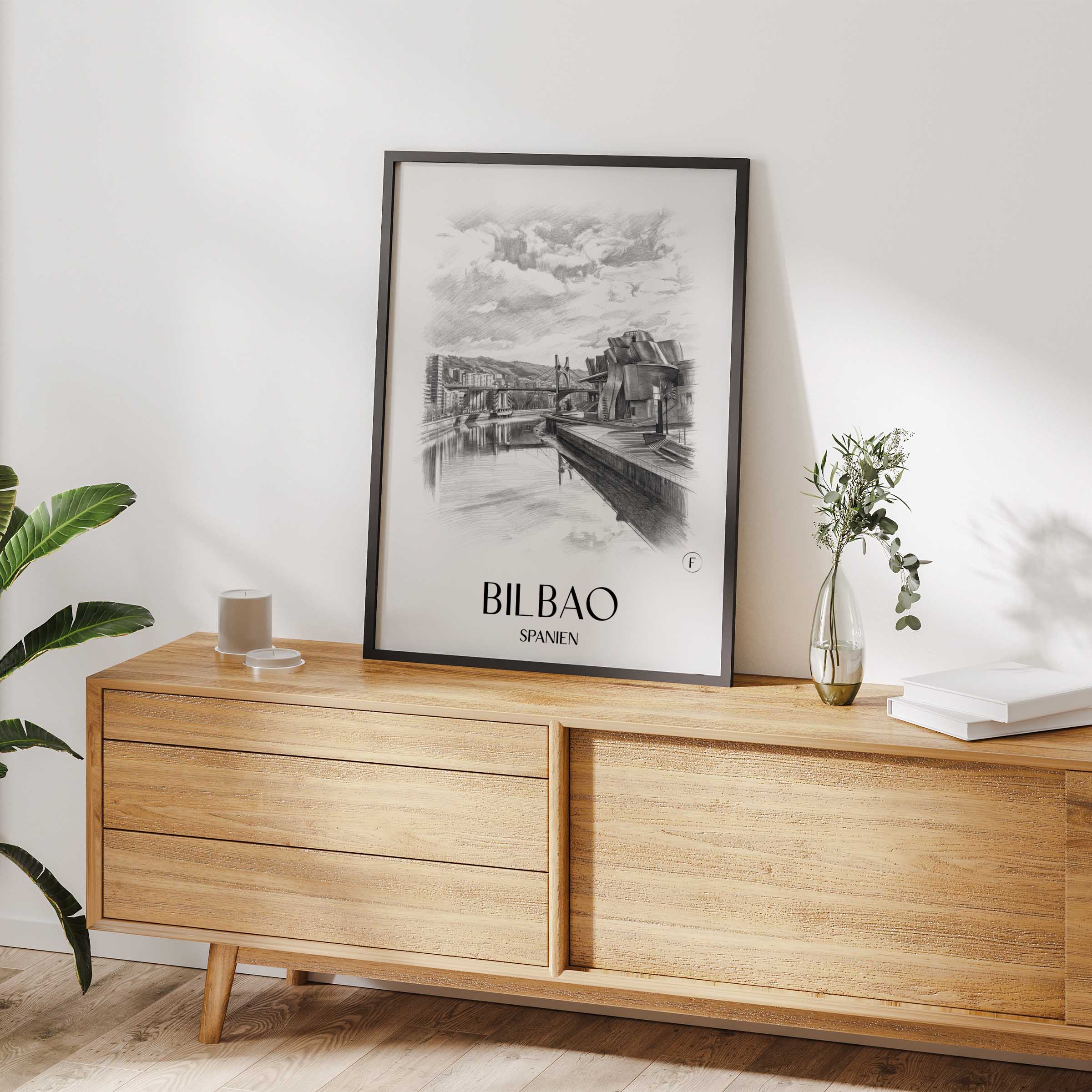 bilbao-spanien-spanien-poster-bleistift-zeichnung-drawing