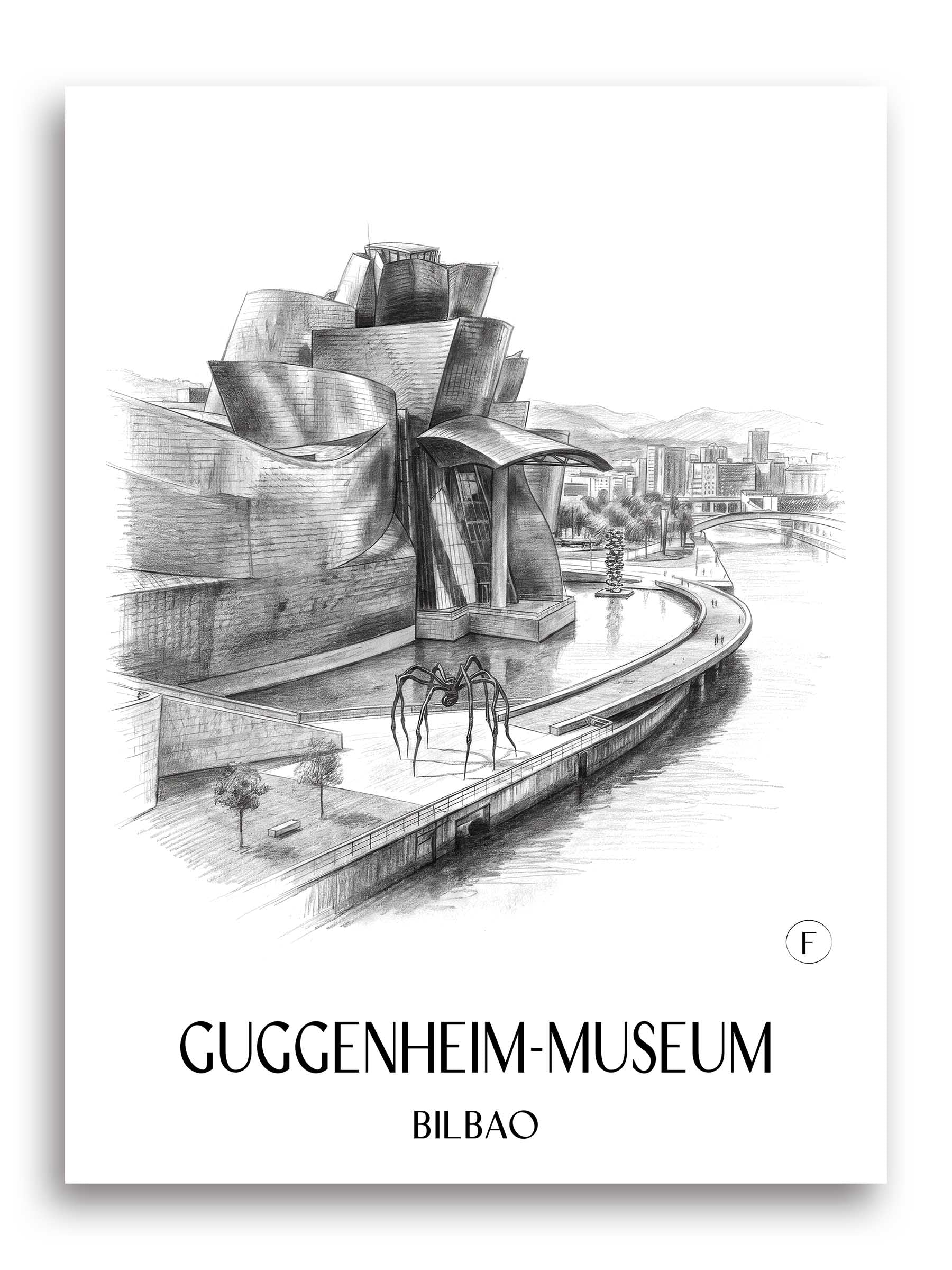 guggenheim-museum-bilbao-spanien-poster-bleistift-zeichnung-drawing
