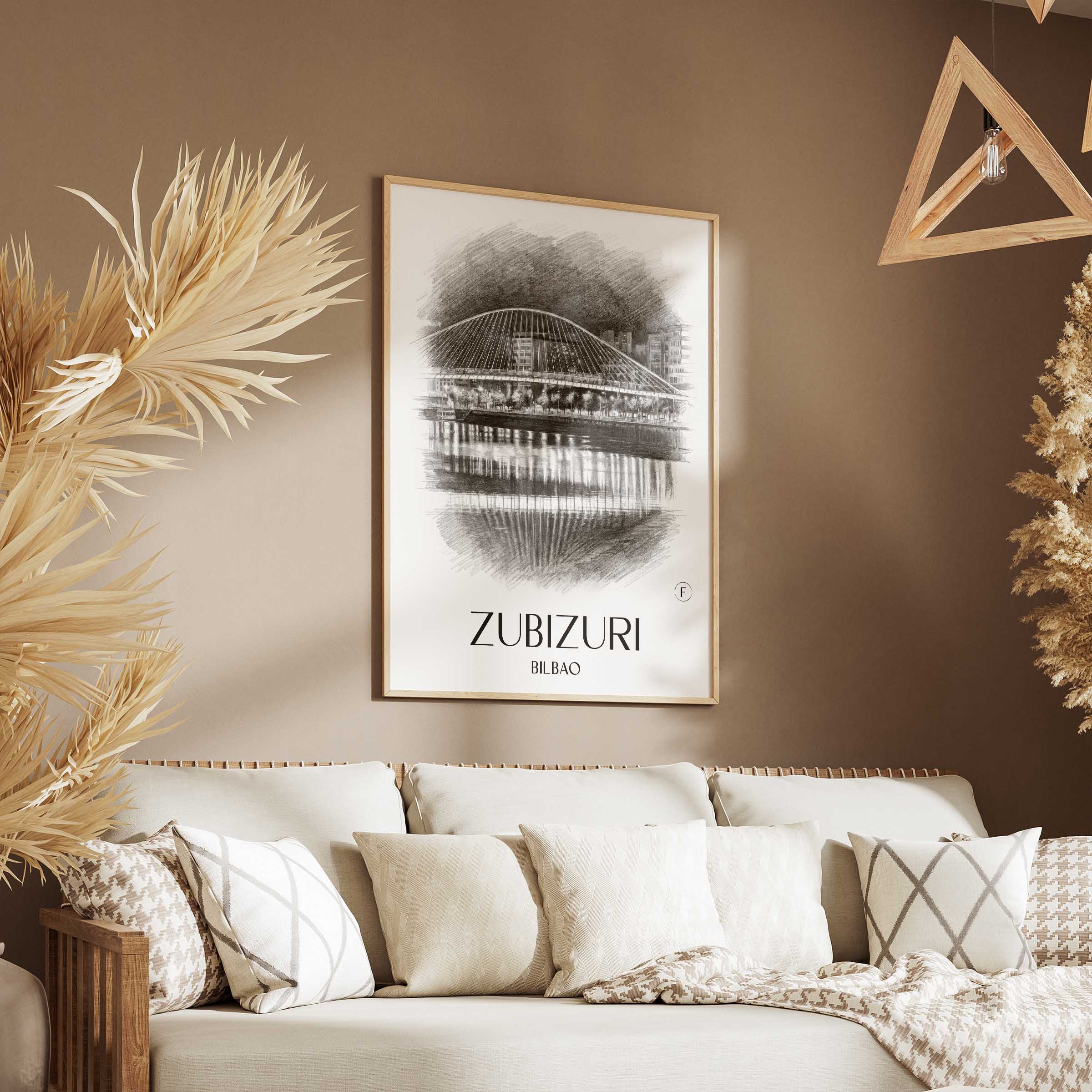 zubizuri-bilbao-spanien-poster-bleistift-zeichnung-drawing