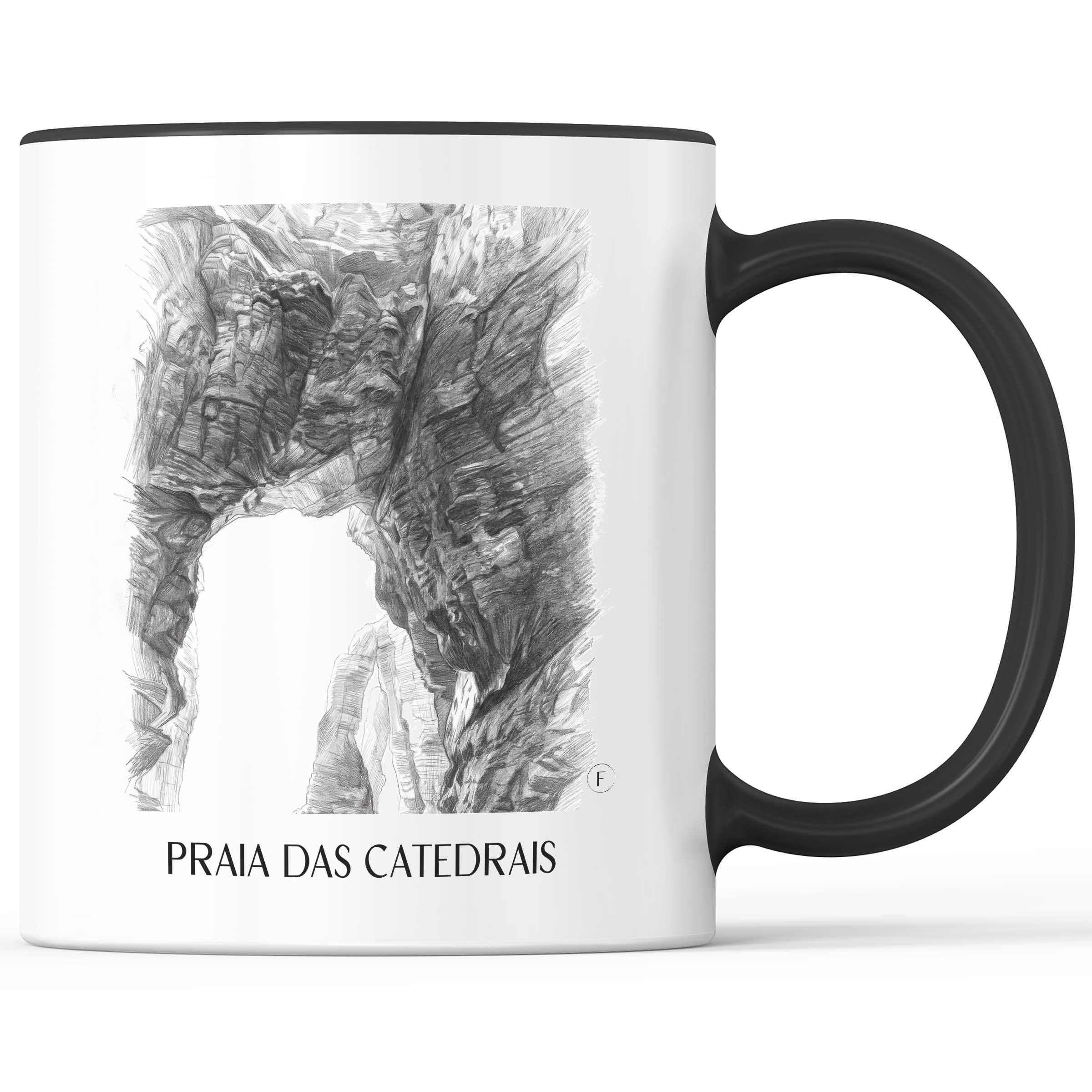 praia-das-catedrais-spanien-spanien-kaffeebecher-bleistift-zeichnung-drawing
