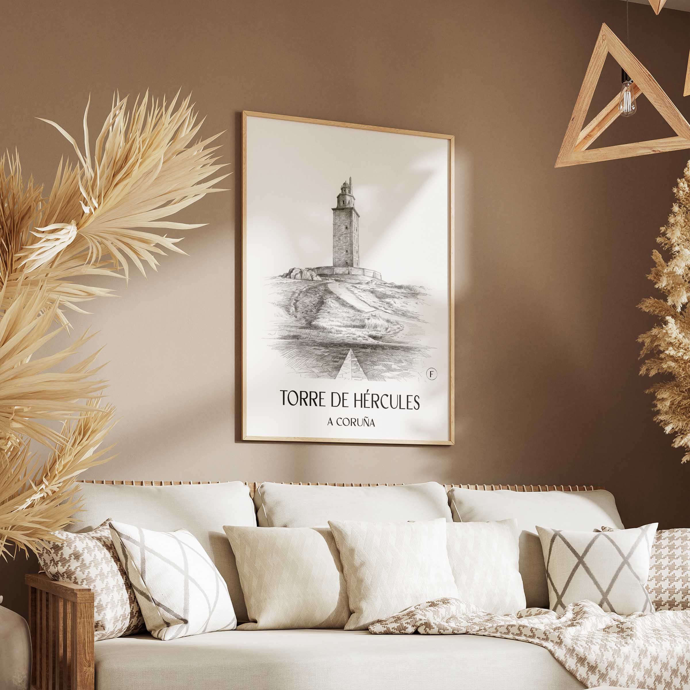 torre-de-hércules-a-coruña-spanien-poster-bleistift-zeichnung-drawing