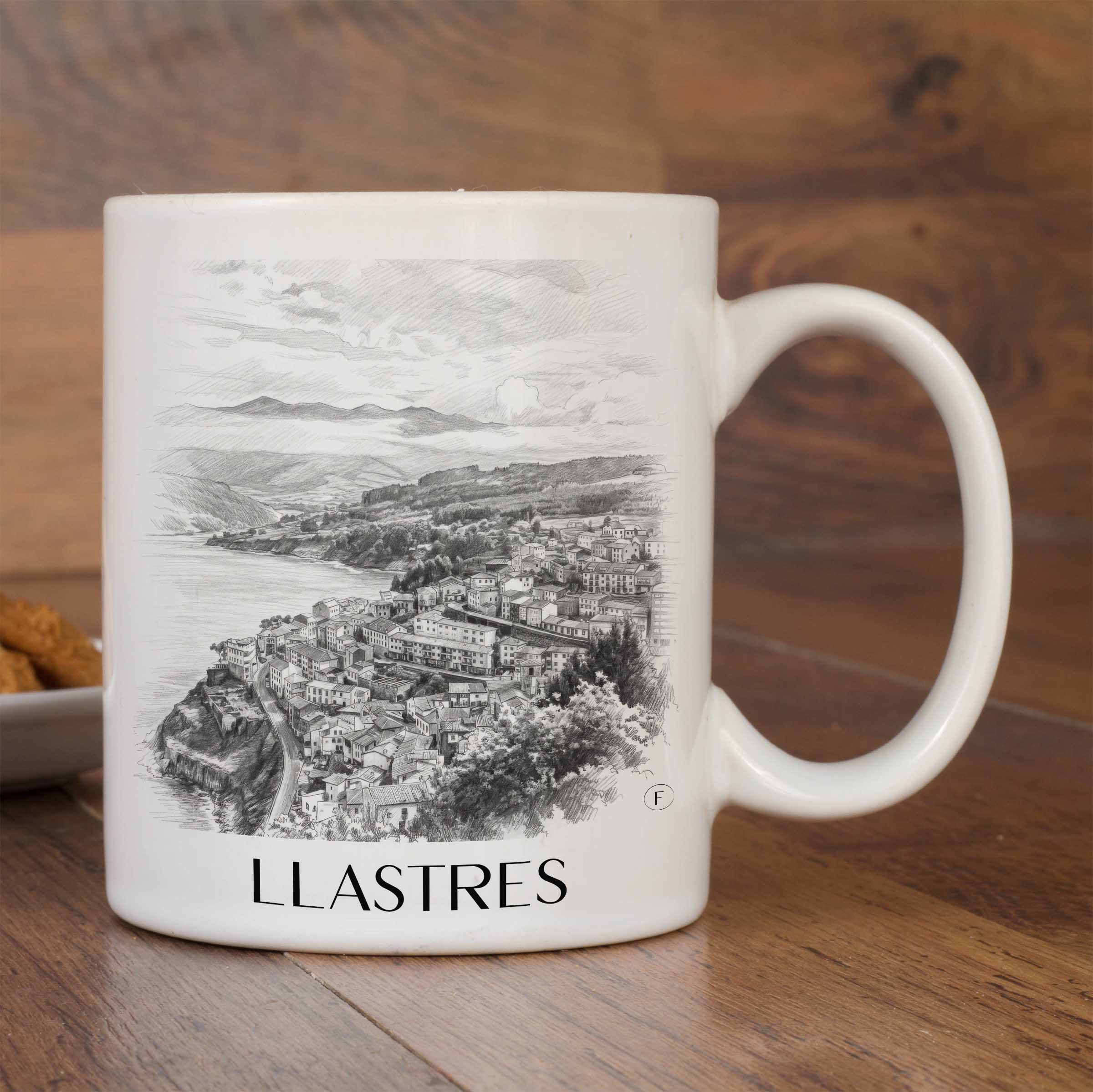 llastres-spanien-spanien-kaffeebecher-bleistift-zeichnung-drawing