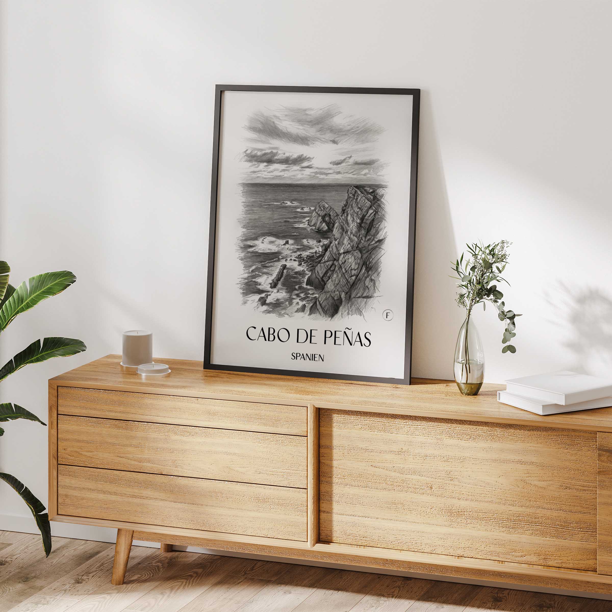 cabo-de-peñas-spanien-spanien-poster-bleistift-zeichnung-drawing