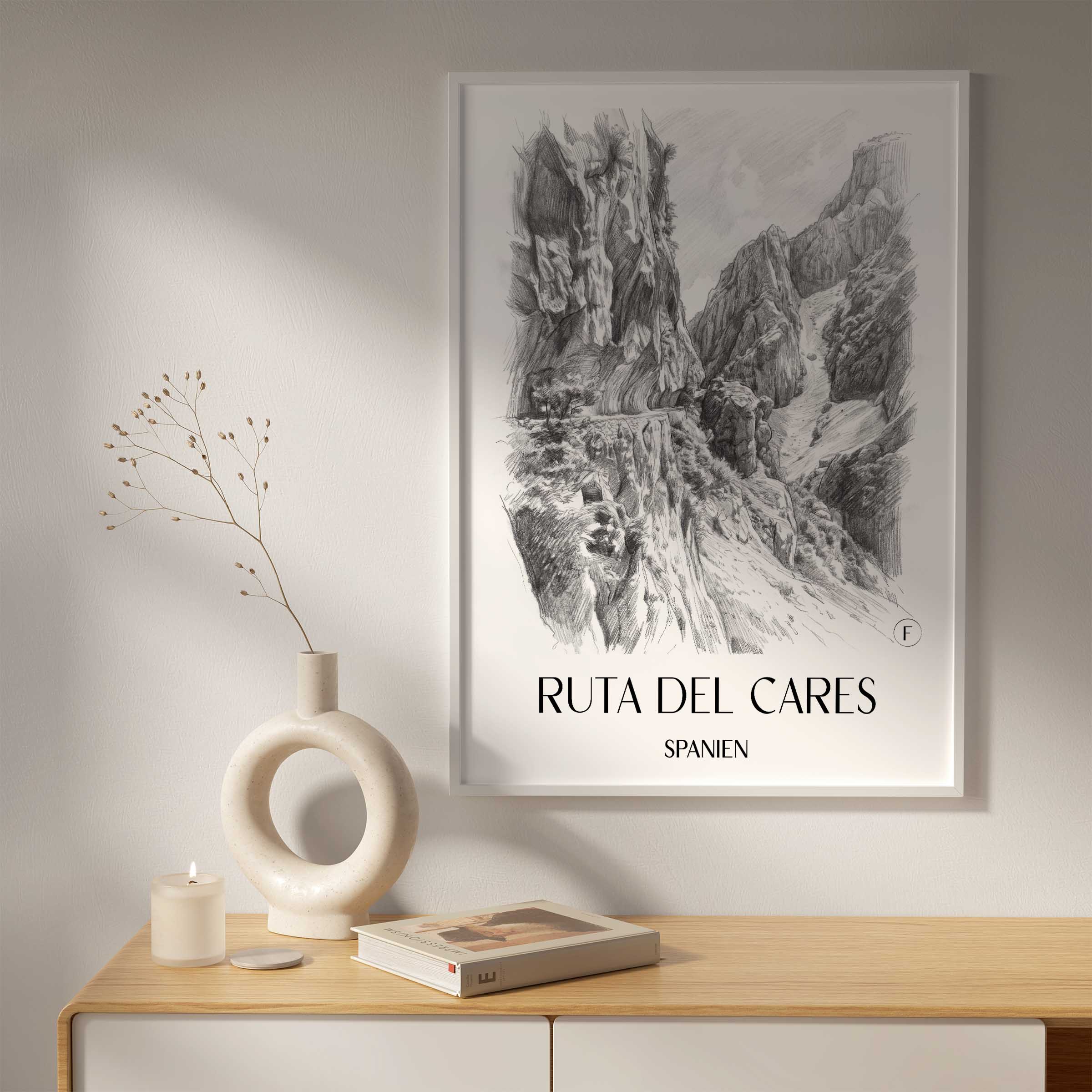 ruta-del-cares-spanien-spanien-poster-bleistift-zeichnung-drawing