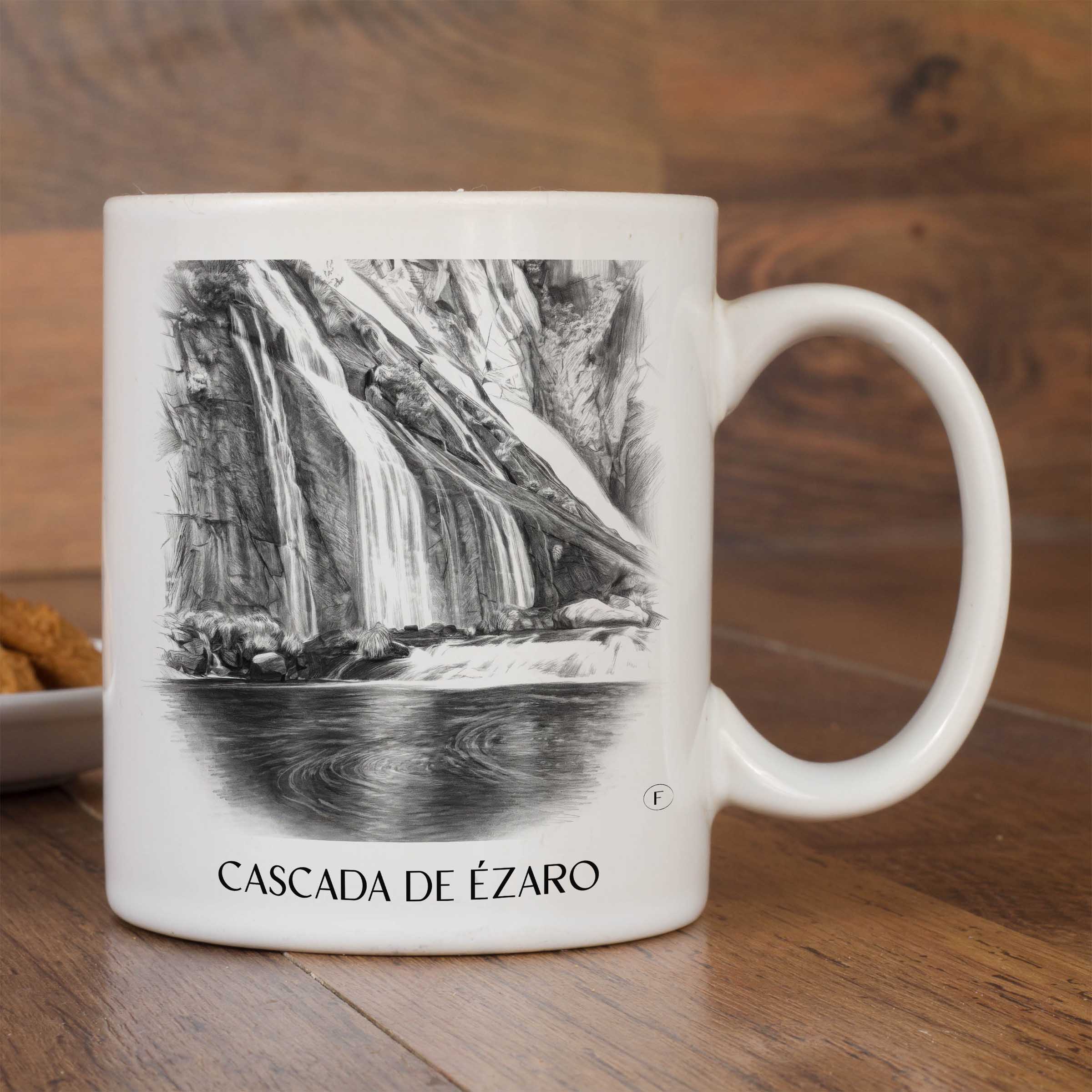 cascada-de-ézaro-galicien-spanien-kaffeebecher-bleistift-zeichnung-drawing