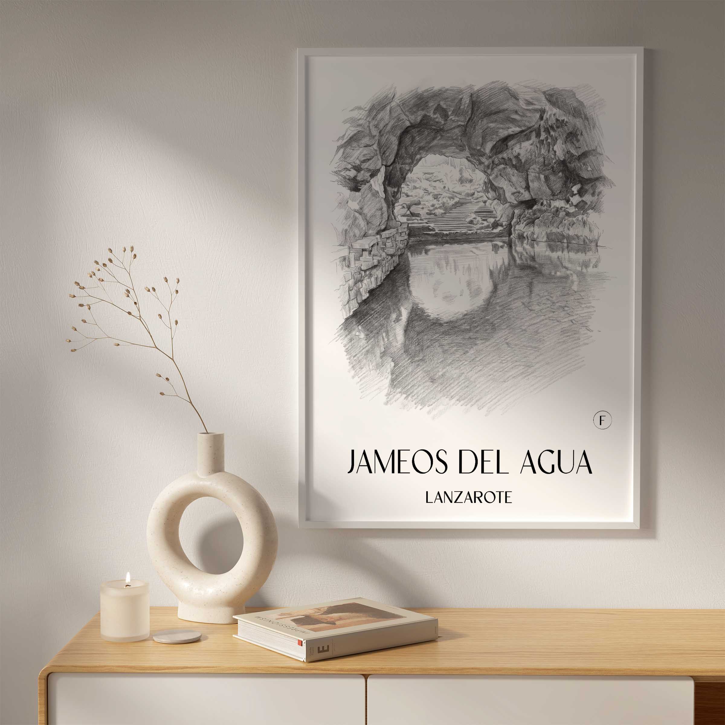 jameos-del-agua-lanzarote-spanien-poster-bleistift-zeichnung-drawing