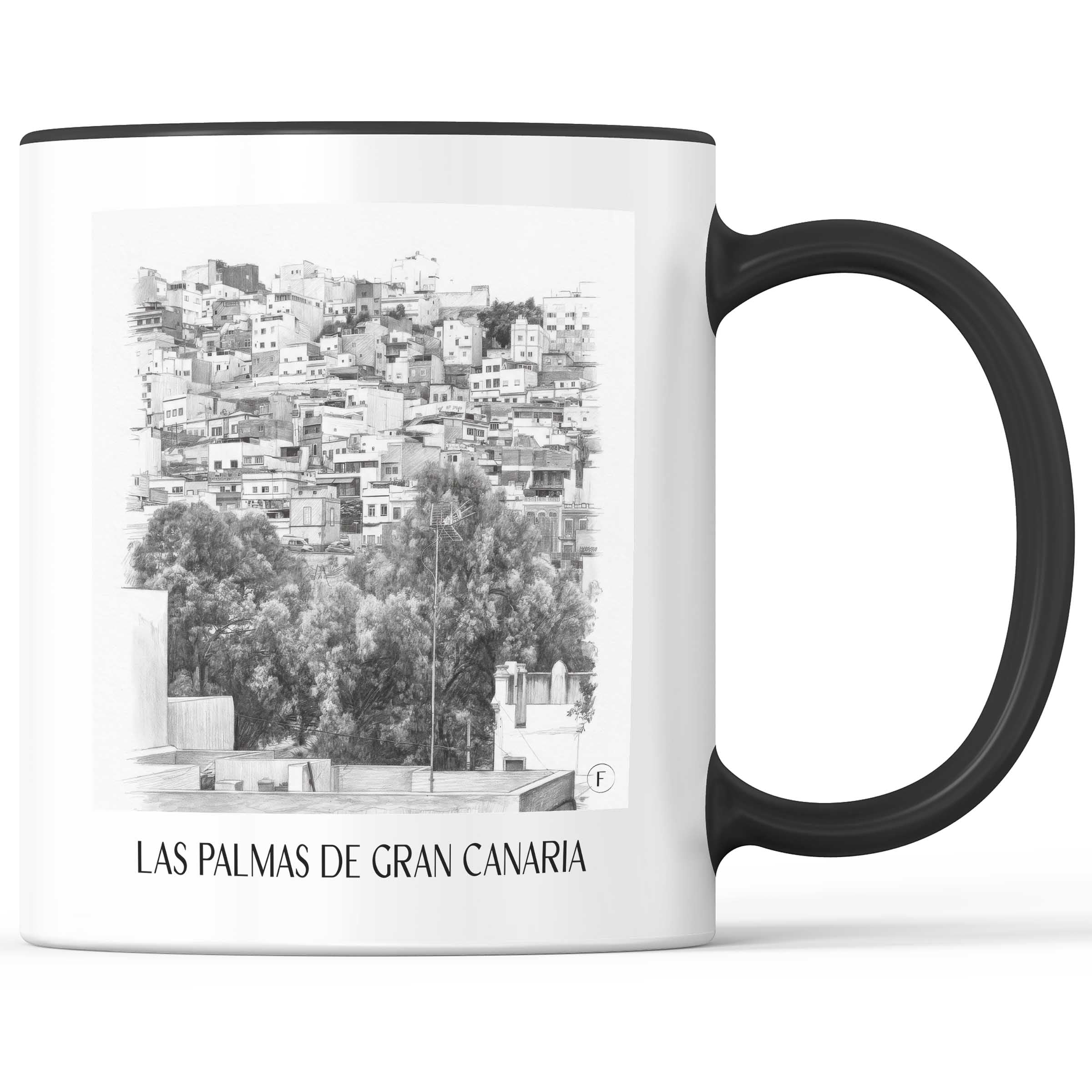 las-palmas-gran-canaria-spanien-kaffeebecher-bleistift-zeichnung-drawing