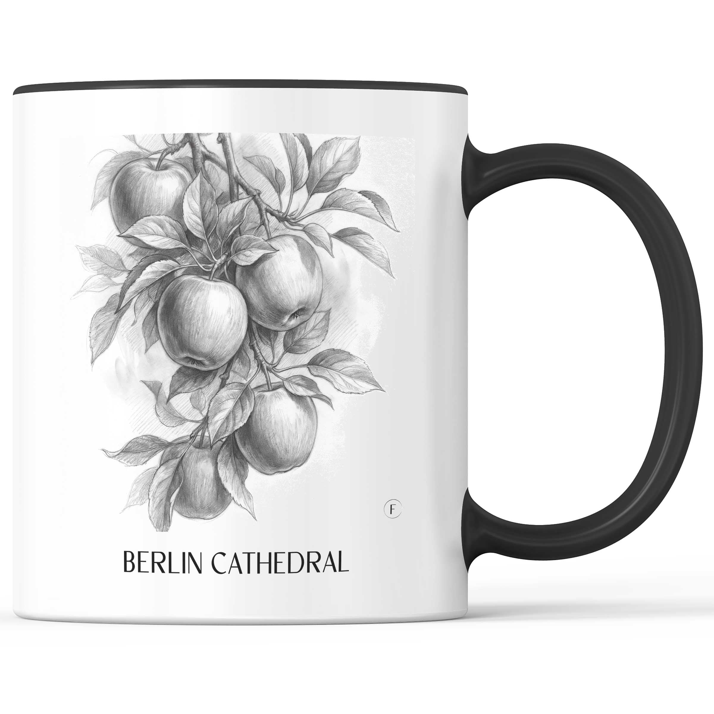 Berliner Dom Kaffeebecher - Berlin - Deutschland Becher - Kaffeetasse im Zeichnung Stil