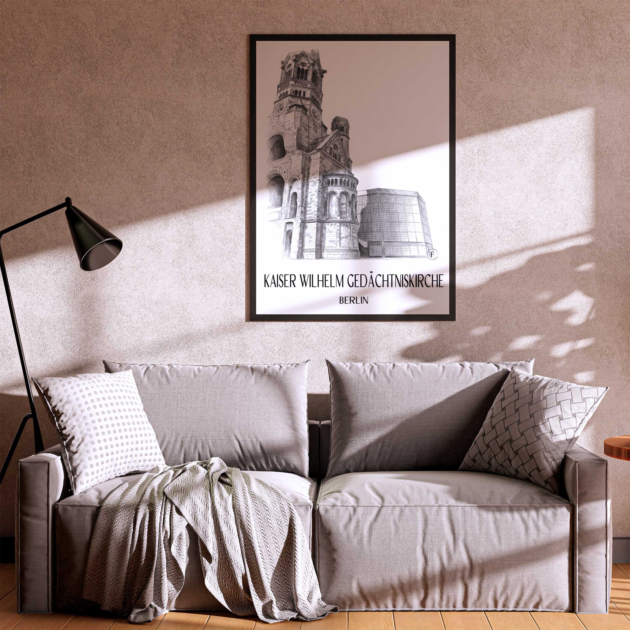 kaiser-wilhelm-gedächtniskirche-berlin-deutschland-poster-bleistift-zeichnung-drawing