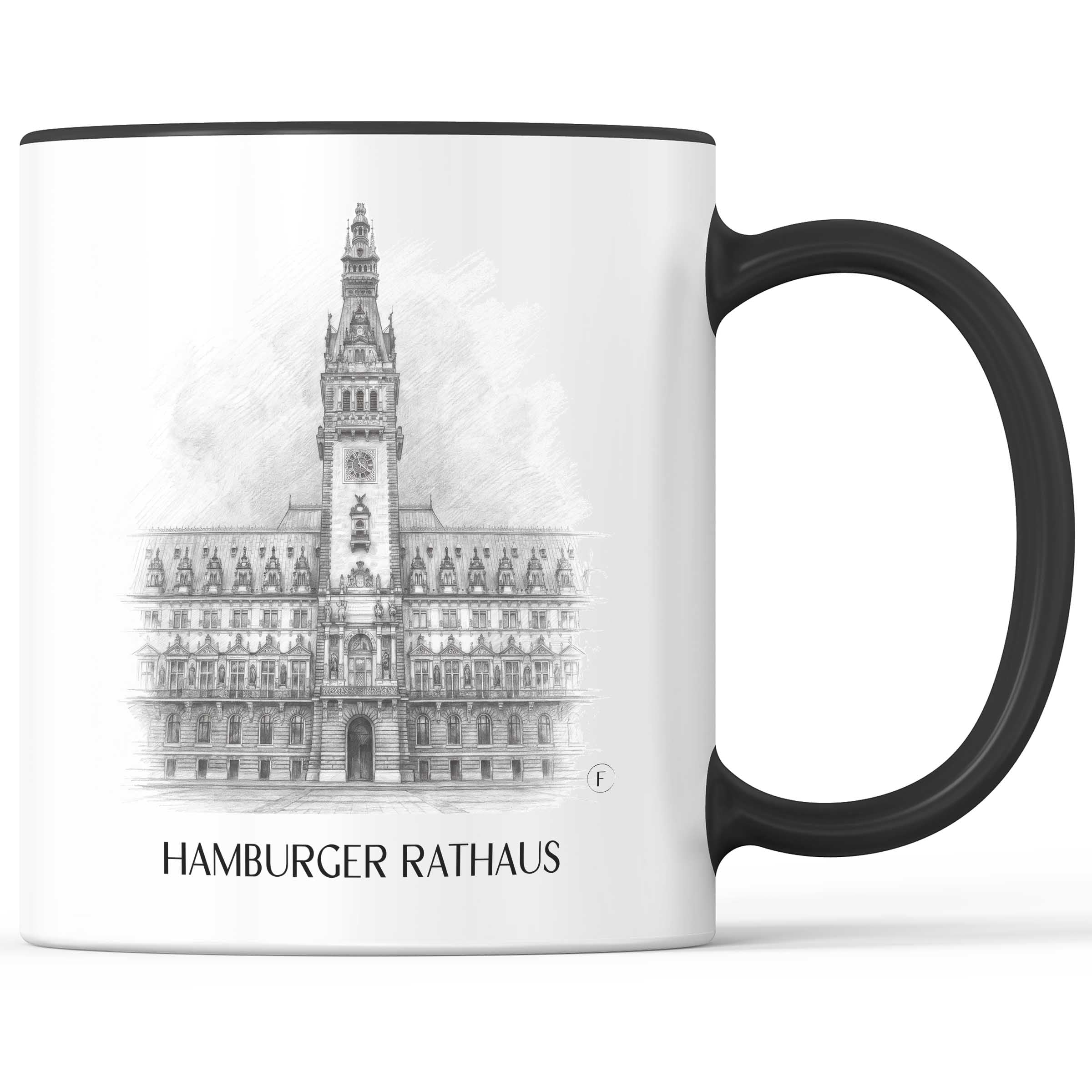 rathaus-hamburg-deutschland-kaffeebecher-bleistift-zeichnung-drawing
