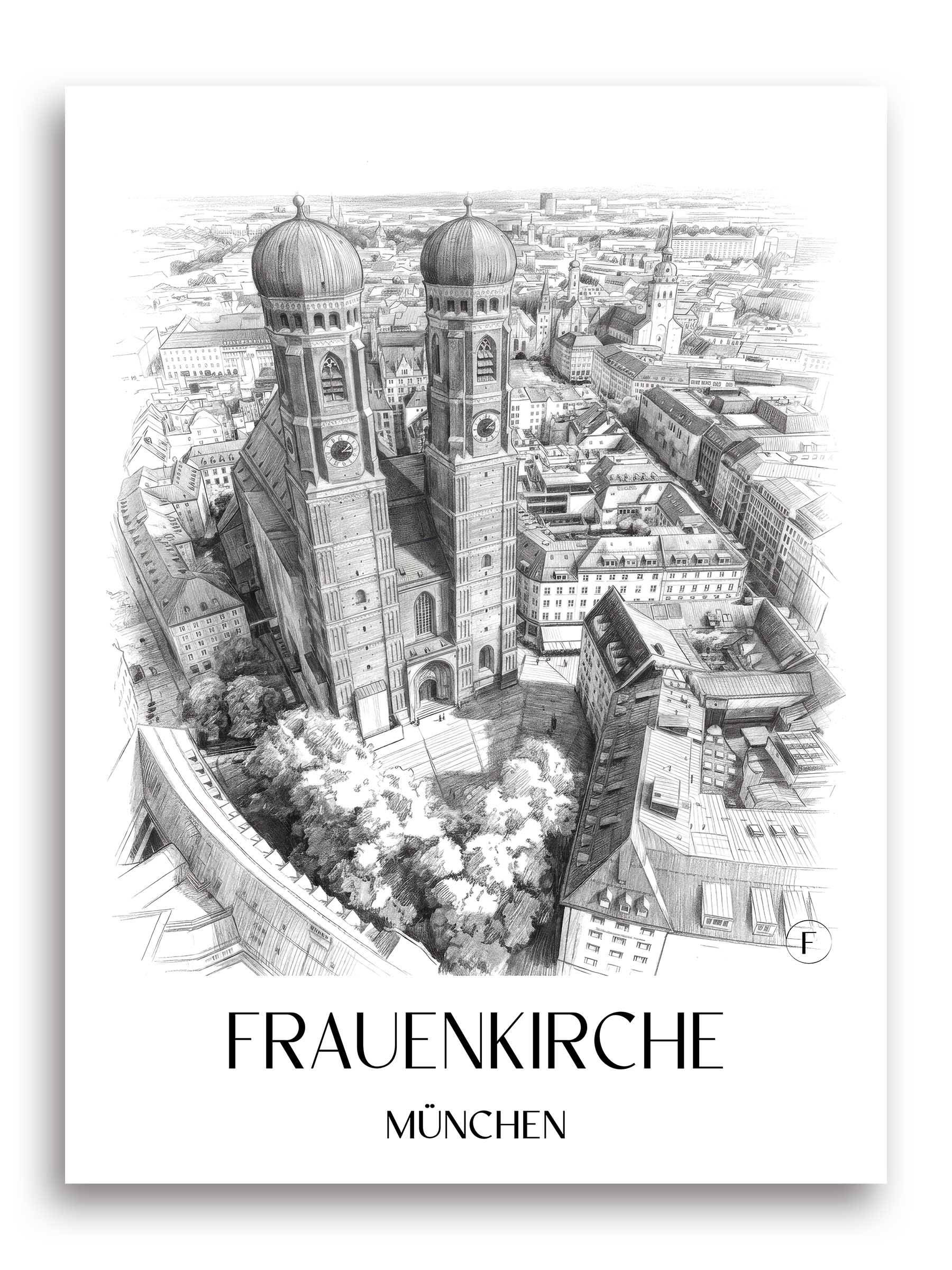 frauenkirche-münchen-deutschland-poster-bleistift-zeichnung-drawing