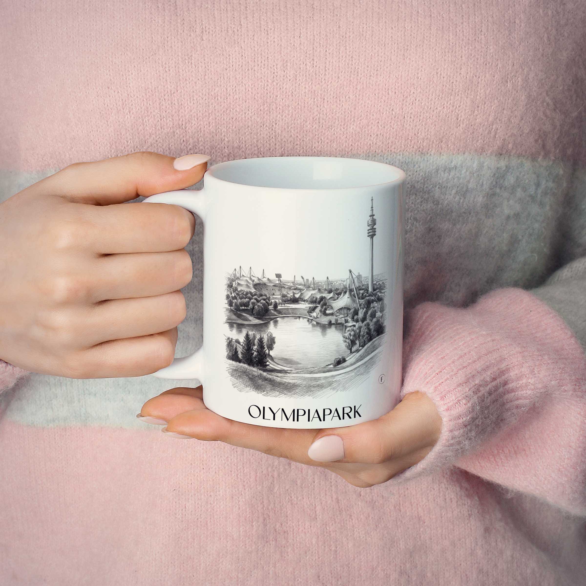 olympiapark-münchen-deutschland-kaffeebecher-bleistift-zeichnung-drawing