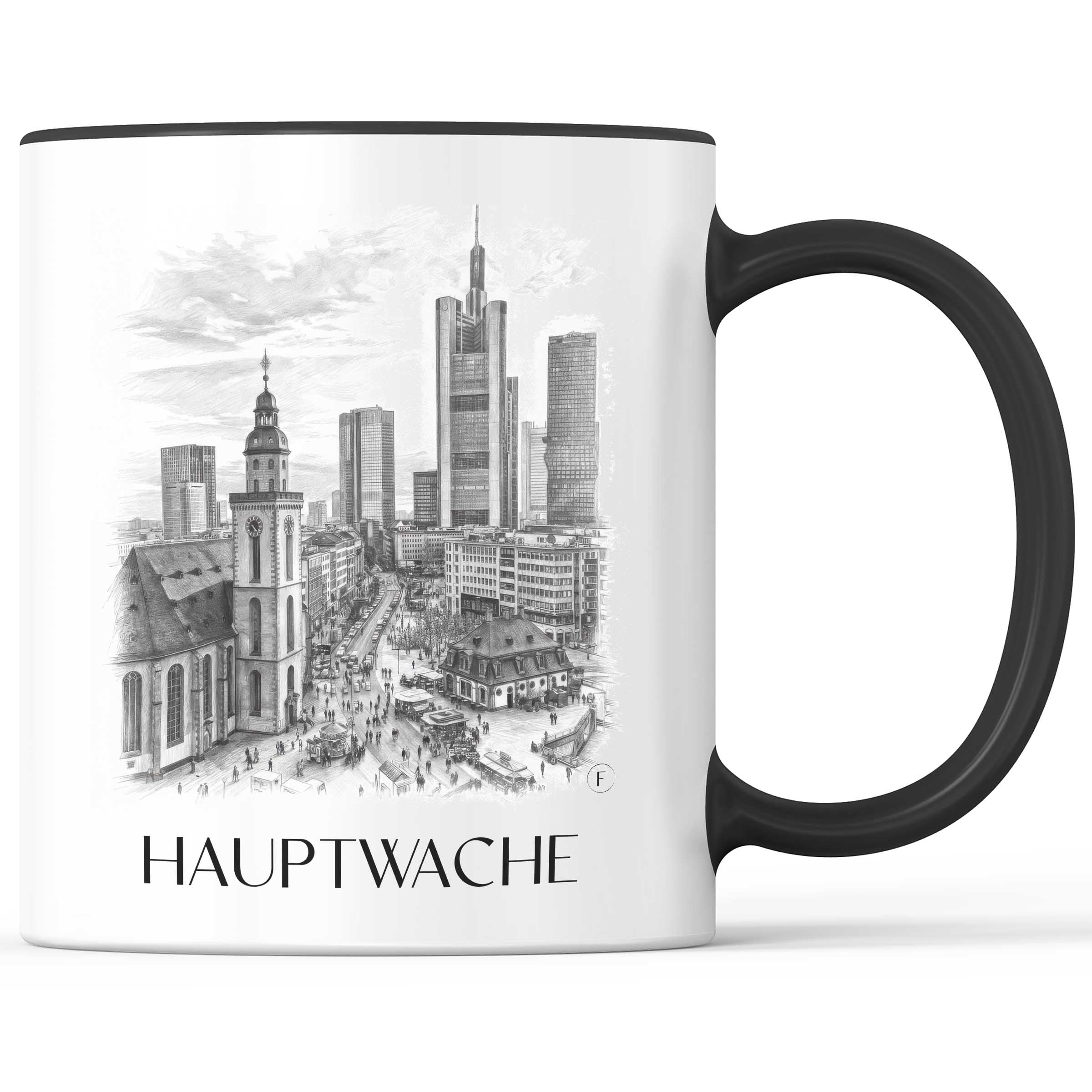 hauptwache-frankfurt-deutschland-kaffeebecher-bleistift-zeichnung-drawing
