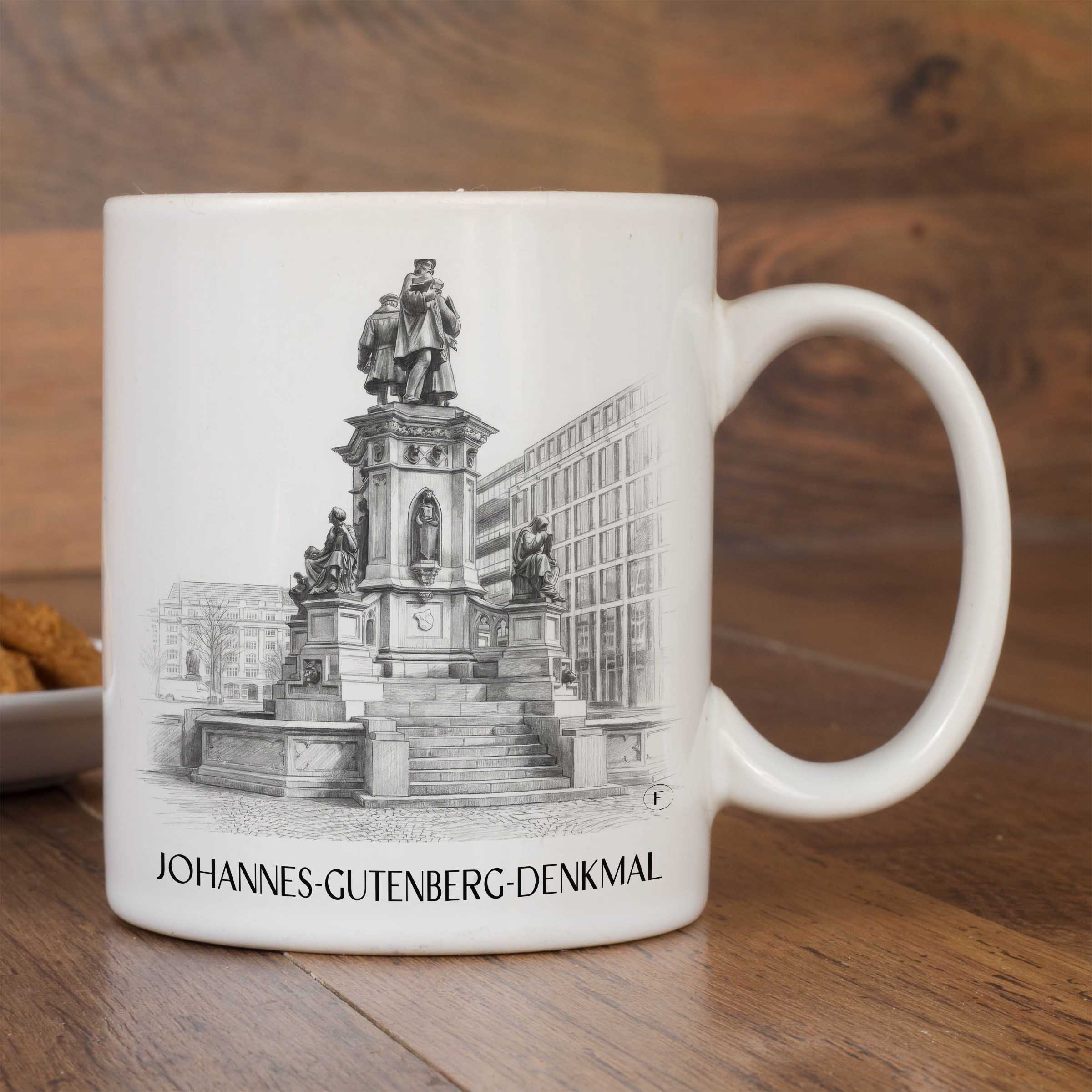 johannes-gutenberg-denkmal-frankfurt--deutschland-kaffeebecher-bleistift-zeichnung-drawing