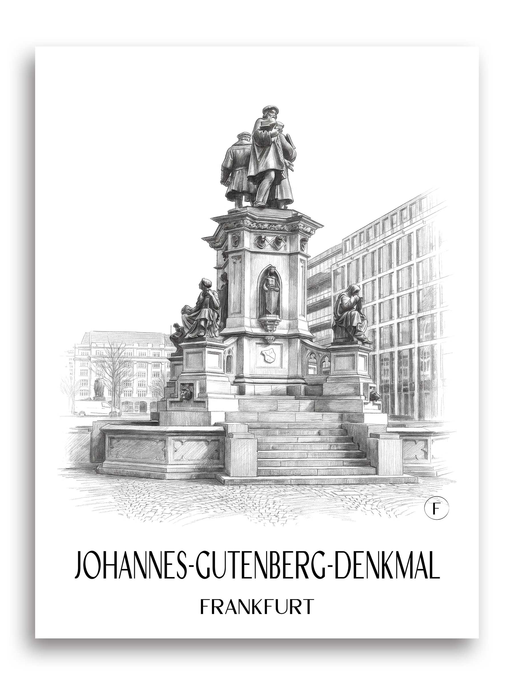 johannes-gutenberg-denkmal-frankfurt--deutschland-poster-bleistift-zeichnung-drawing