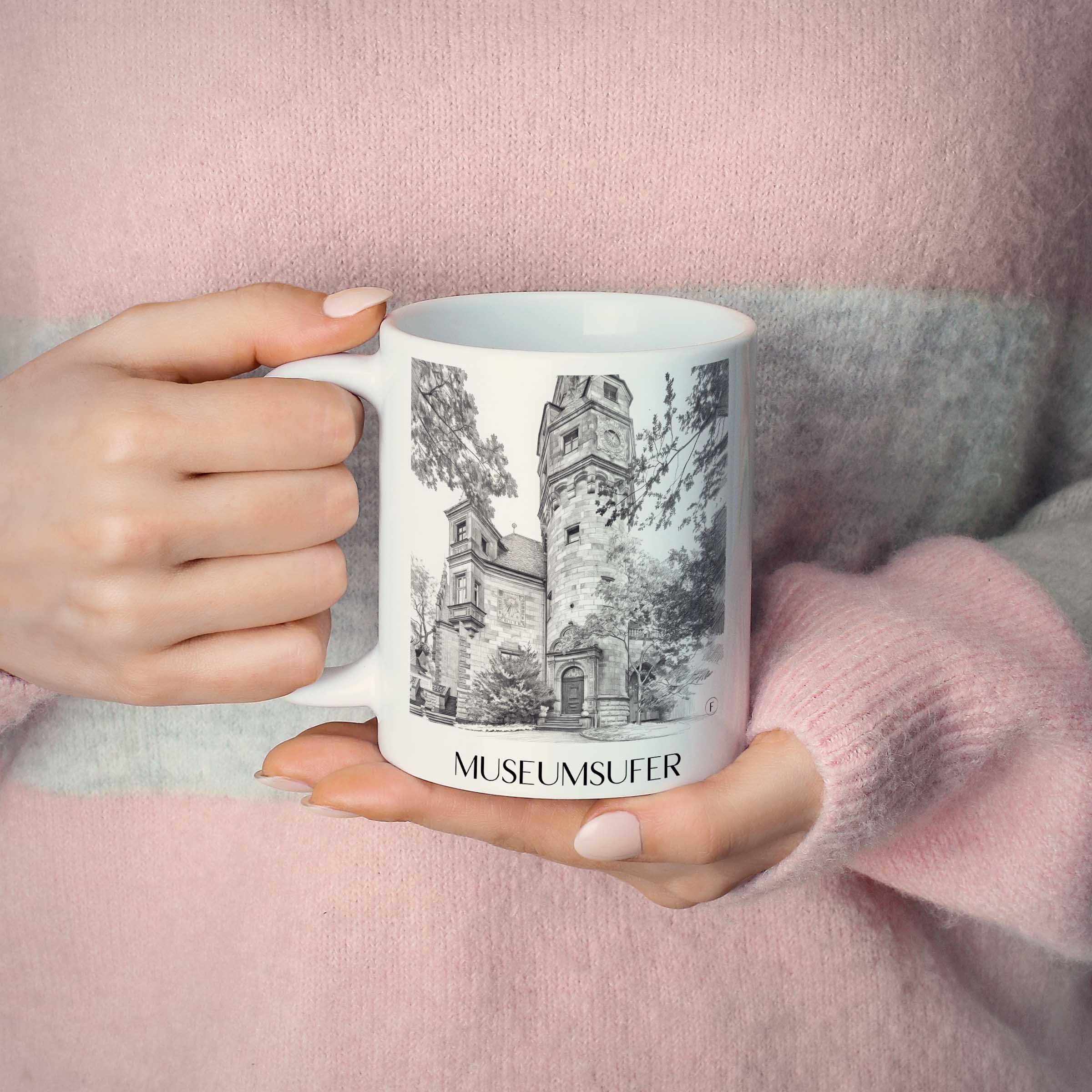 museumsufer-frankfurt-deutschland-kaffeebecher-bleistift-zeichnung-drawing