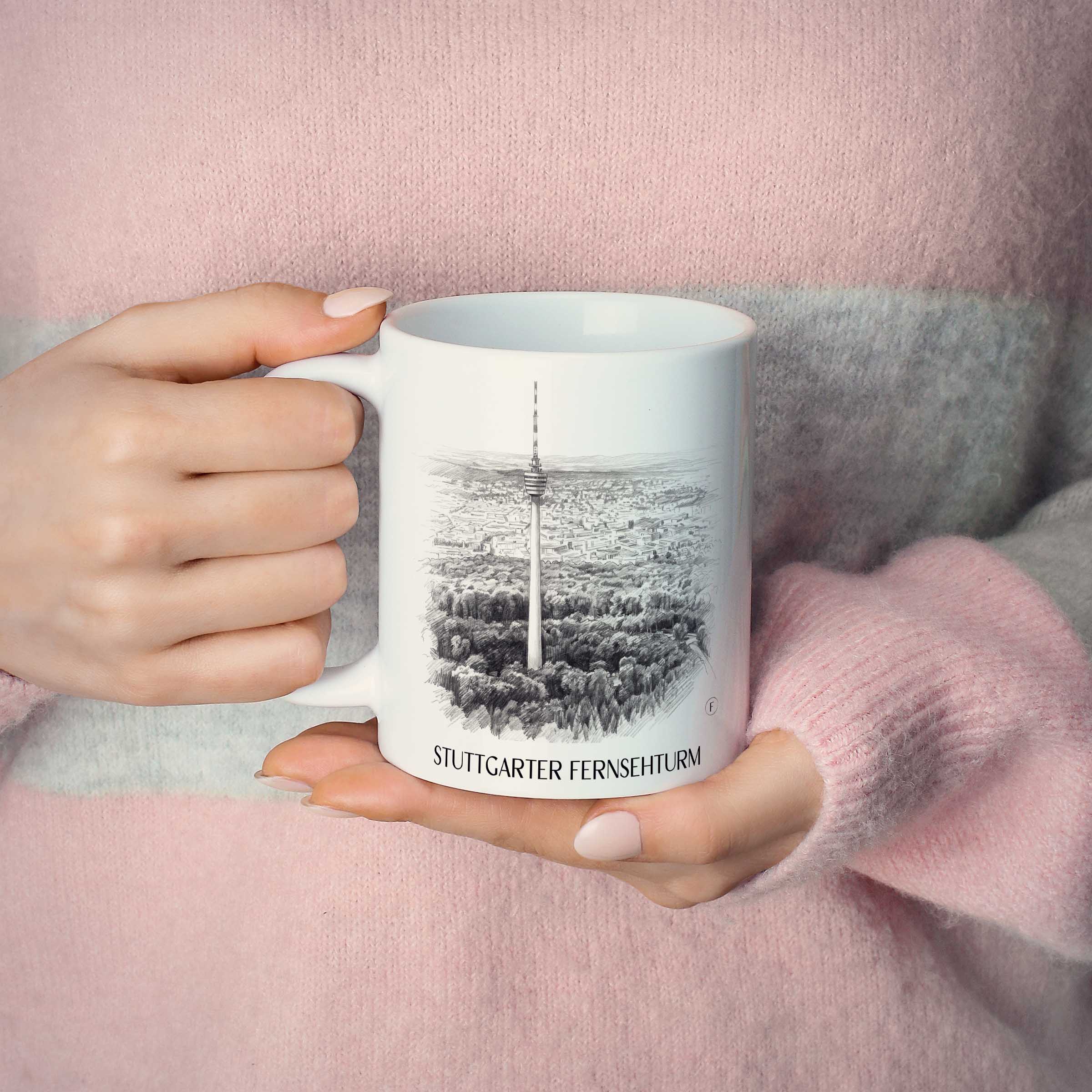 fernsehturm-stuttgart-deutschland-kaffeebecher-bleistift-zeichnung-drawing