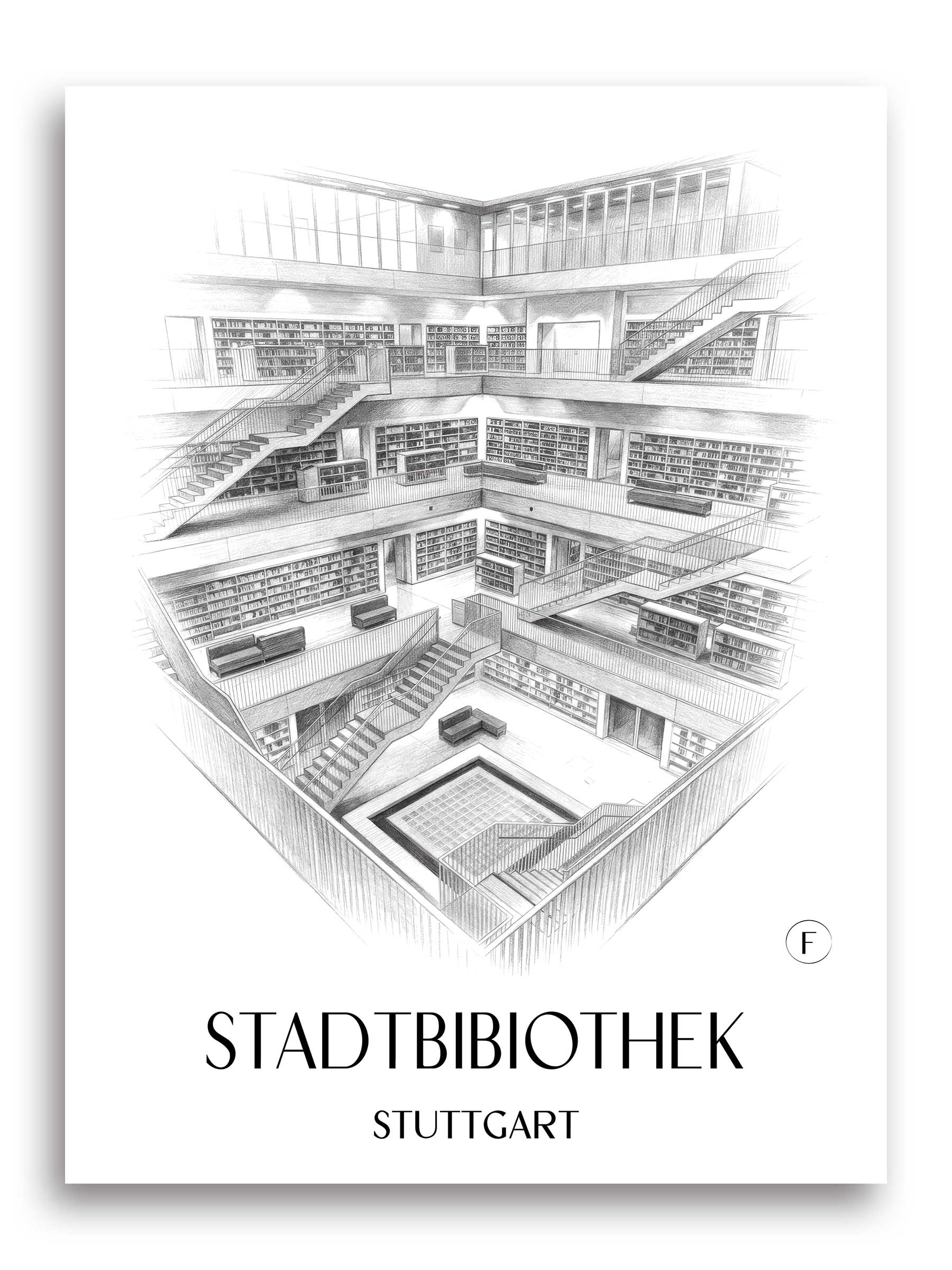 stadtbibiothek-stuttgart-deutschland-poster-bleistift-zeichnung-drawing