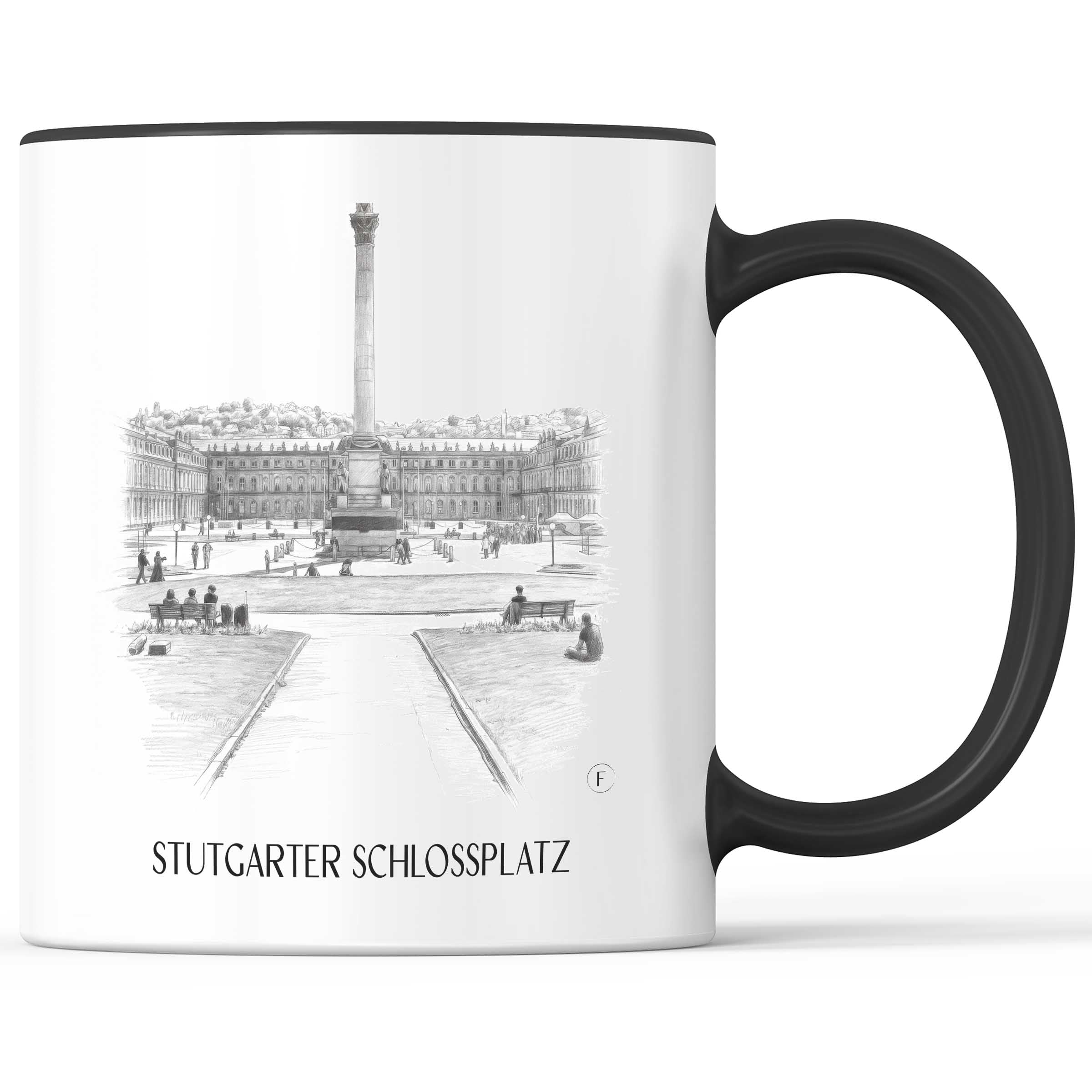 schlossplatz-stuttgart-deutschland-kaffeebecher-bleistift-zeichnung-drawing