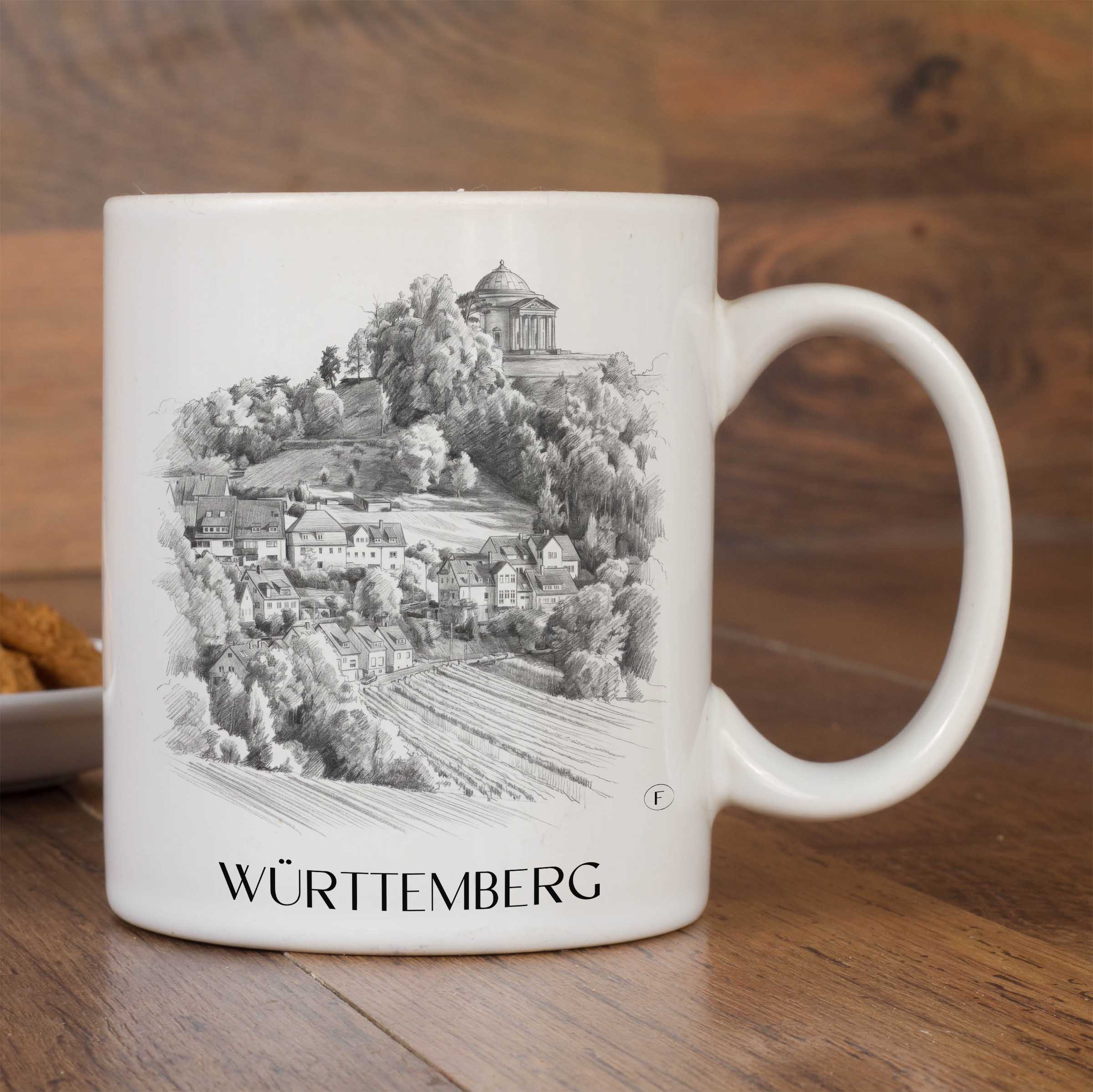württemberg-stuttgart-deutschland-kaffeebecher-bleistift-zeichnung-drawing