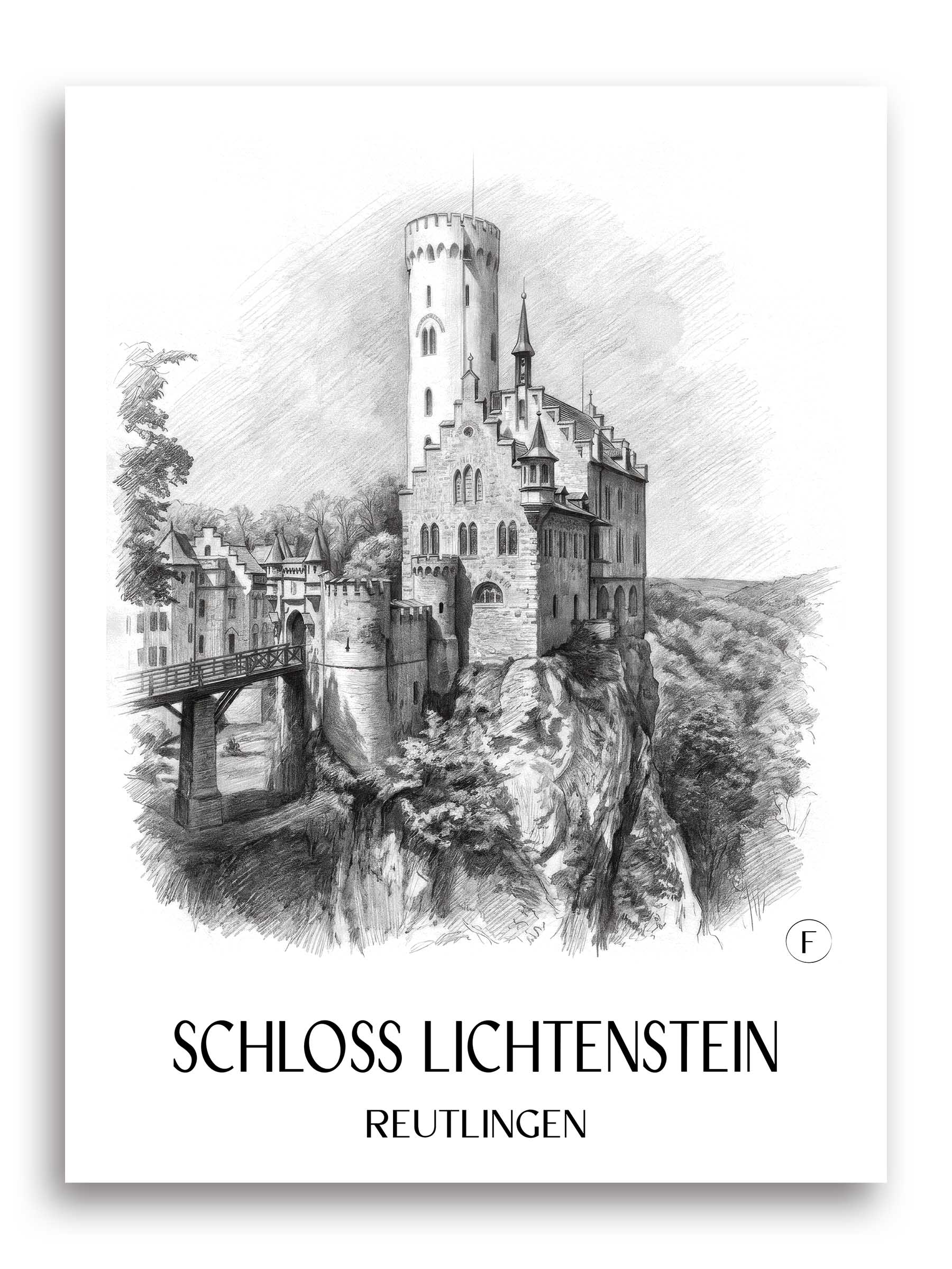 schloss-lichtenstein-reutlingen-deutschland-poster-bleistift-zeichnung-drawing