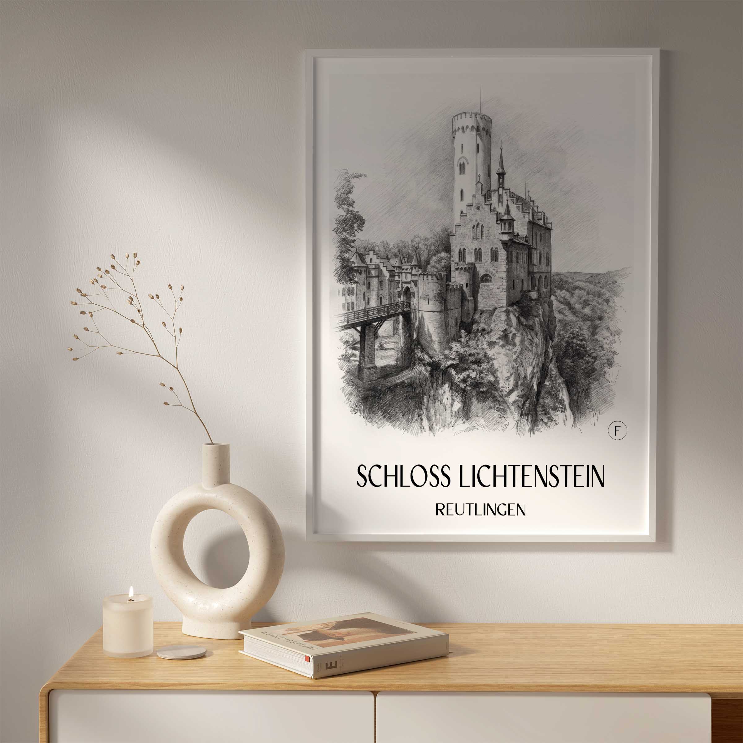 schloss-lichtenstein-reutlingen-deutschland-poster-bleistift-zeichnung-drawing