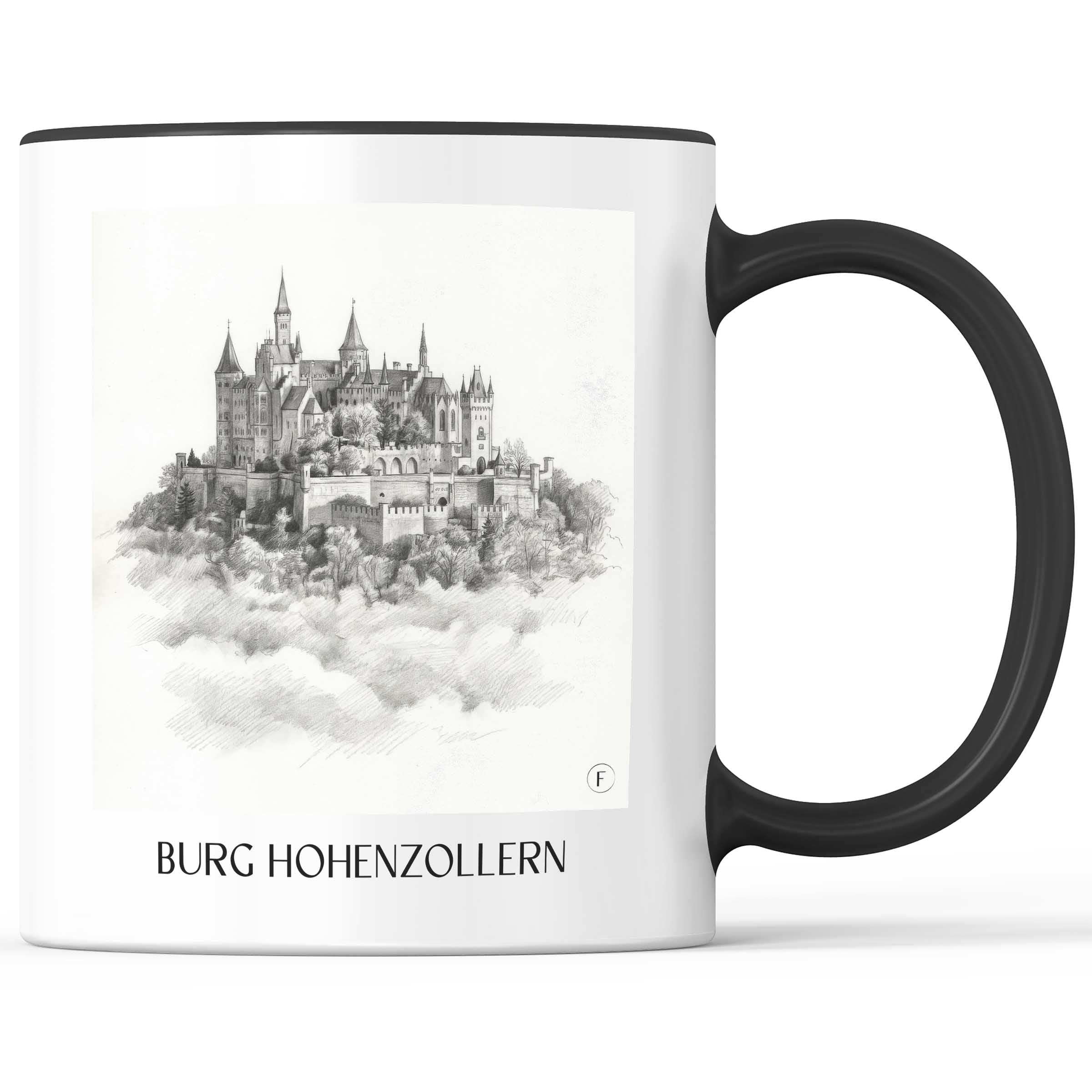 burg-hohenzollern-schwäbische-alb-deutschland-kaffeebecher-bleistift-zeichnung-drawing