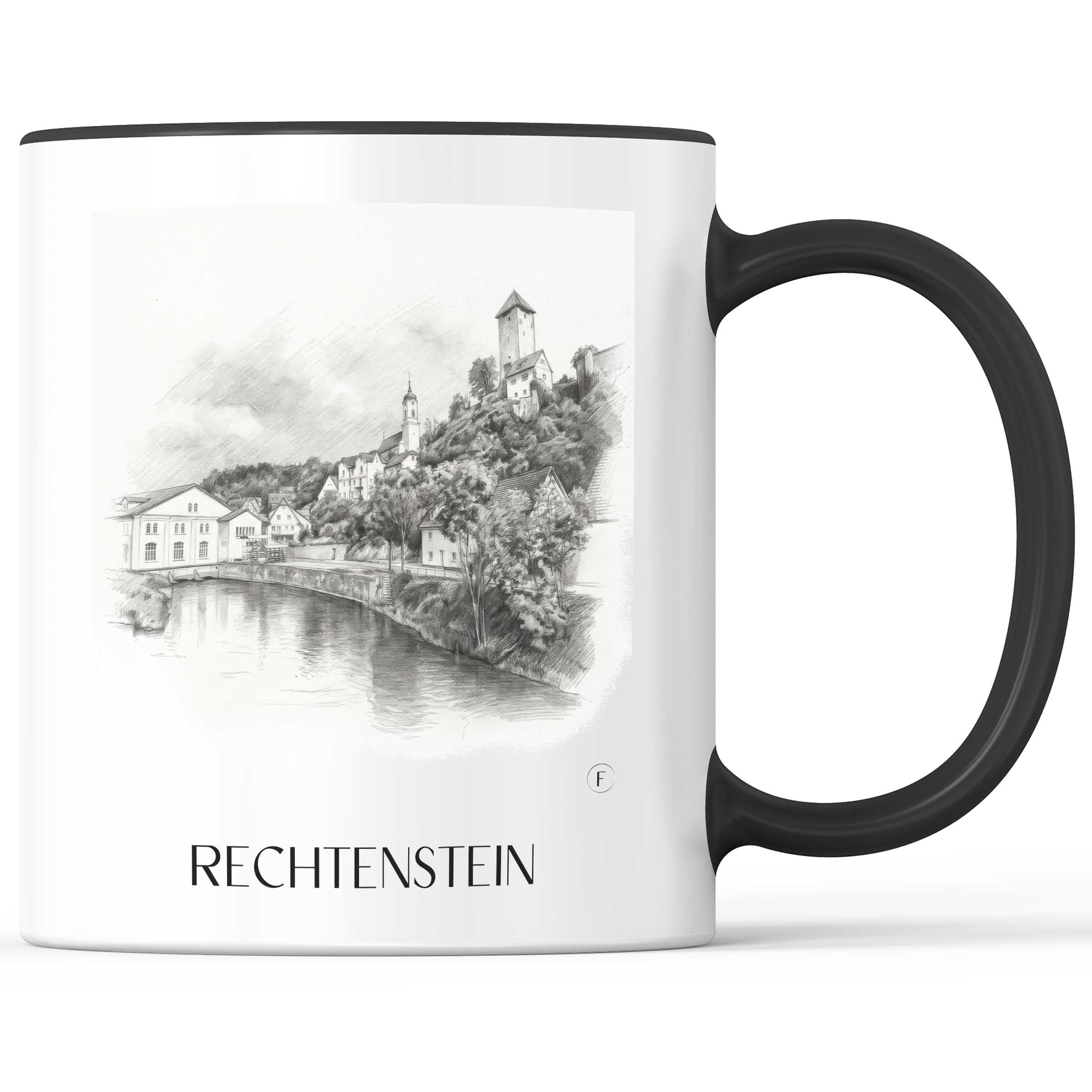 rechtenstein-deutschland-kaffeebecher-bleistift-zeichnung-drawing