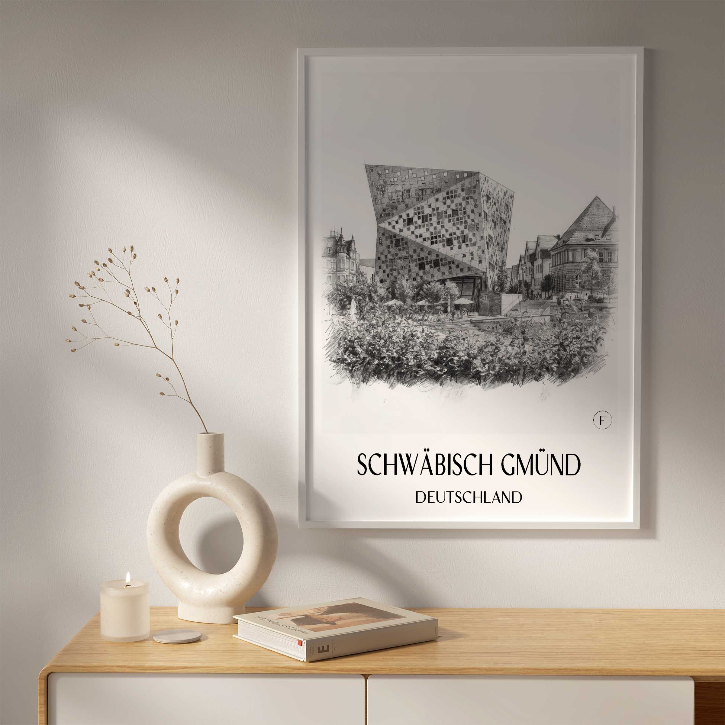 schwäbisch-gmünd-deutschland-poster-bleistift-zeichnung-drawing