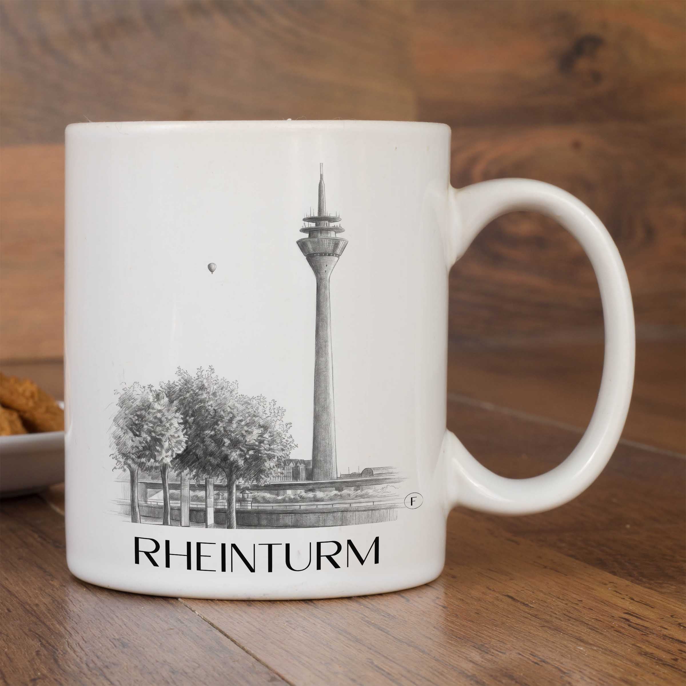 rheinturm-düsseldorf-deutschland-kaffeebecher-bleistift-zeichnung-drawing