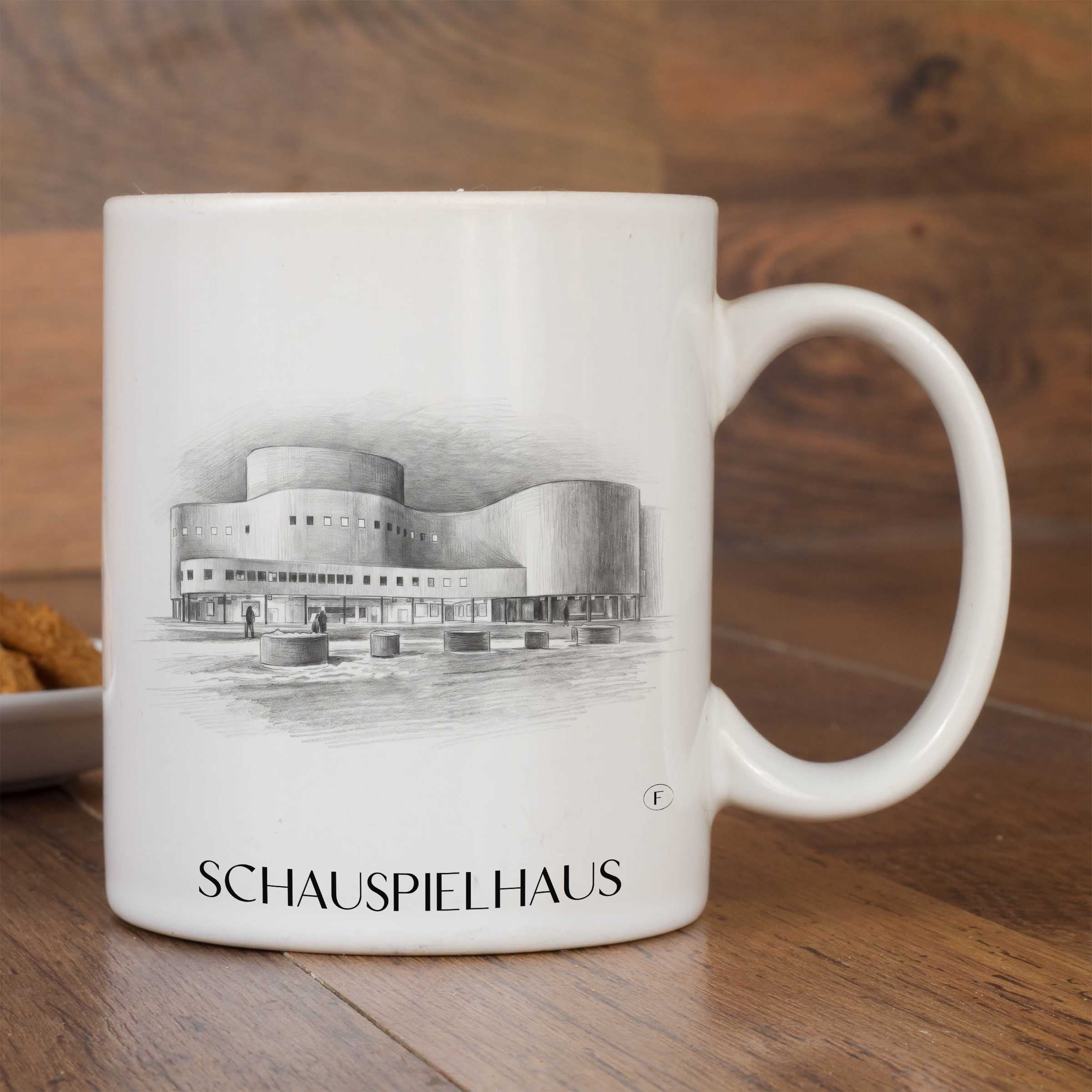 schauspielhaus-düsseldorf-deutschland-kaffeebecher-bleistift-zeichnung-drawing