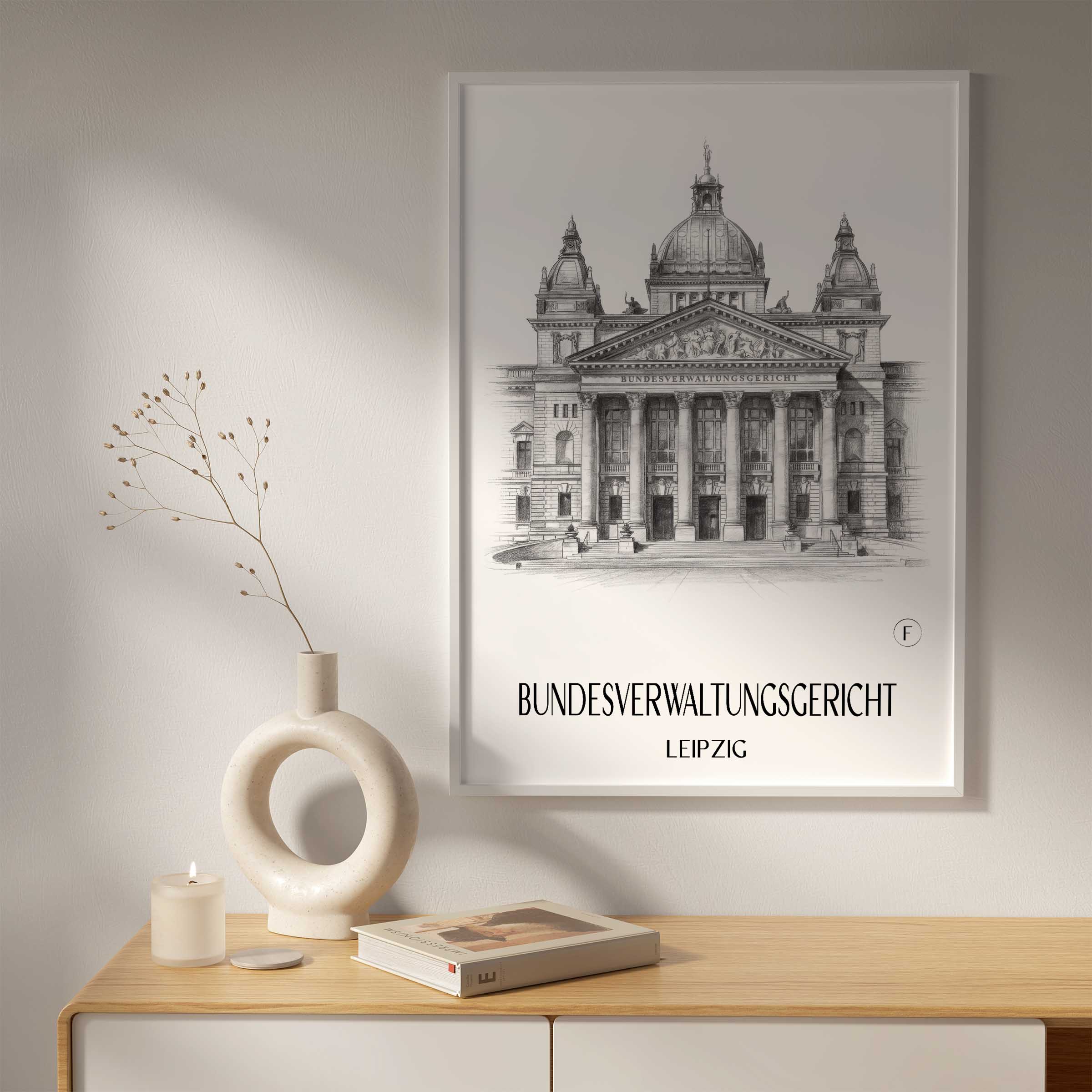 bundesverwaltungsgericht-leipzig-deutschland-poster-bleistift-zeichnung-drawing