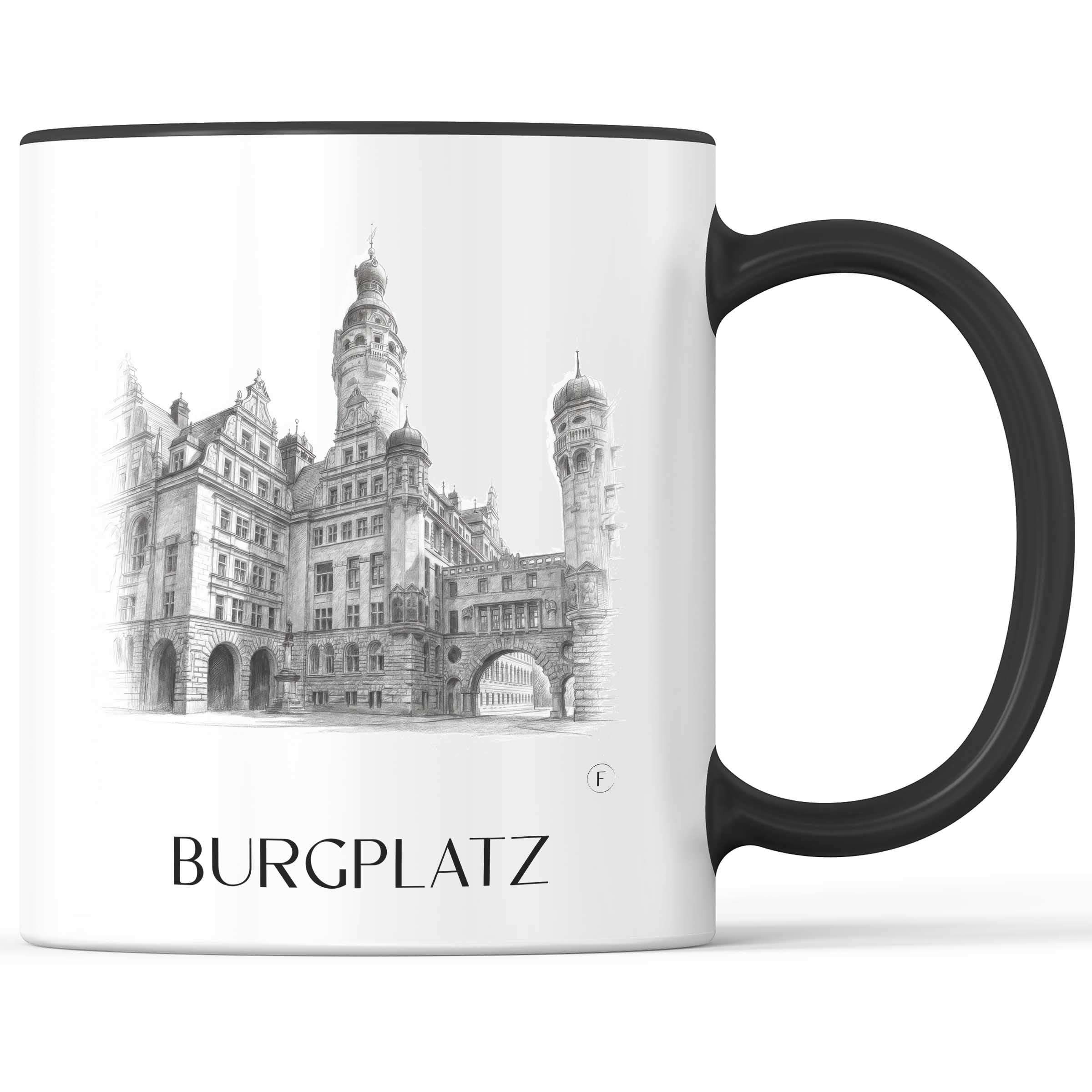 burgplatz-leipzig-deutschland-kaffeebecher-bleistift-zeichnung-drawing