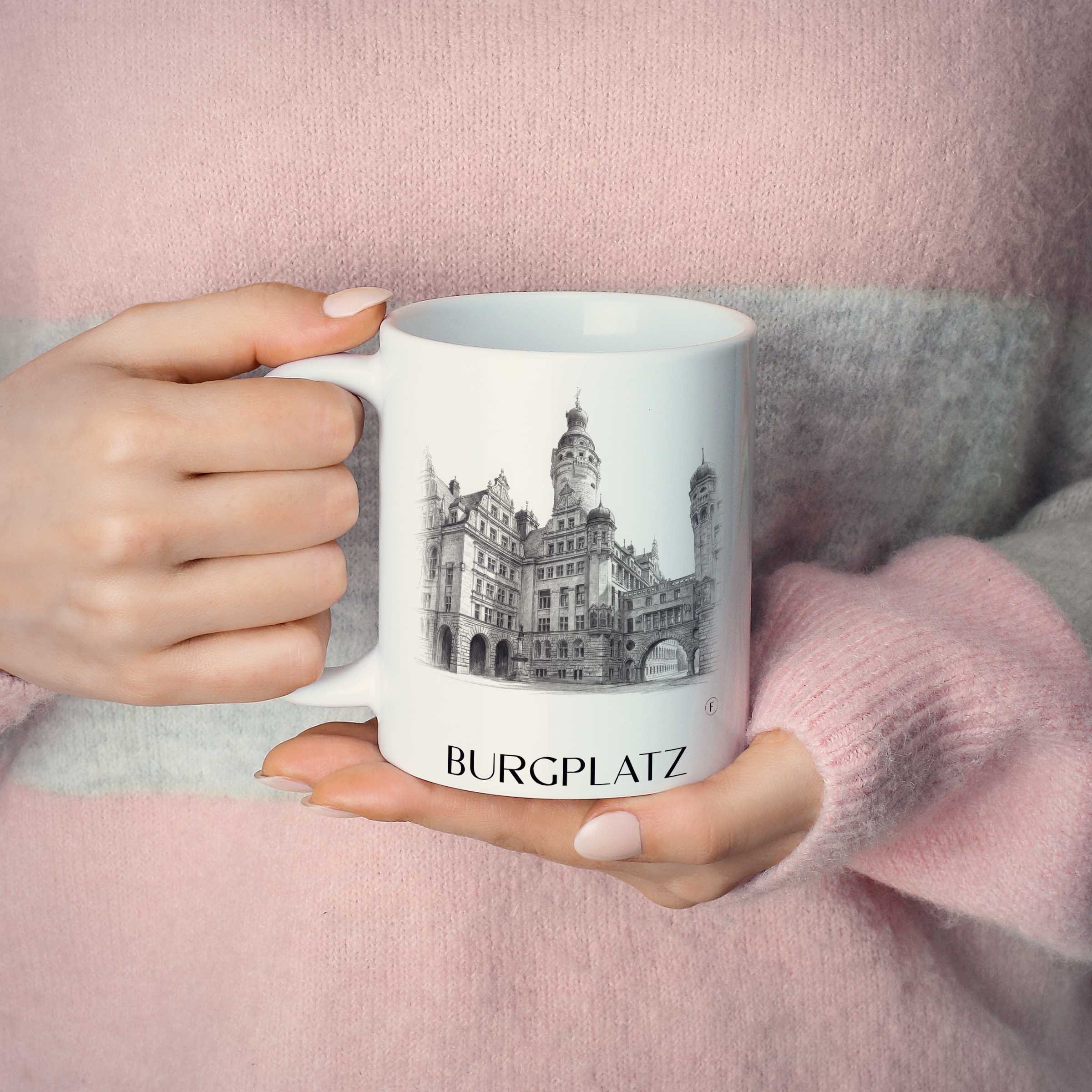 burgplatz-leipzig-deutschland-kaffeebecher-bleistift-zeichnung-drawing