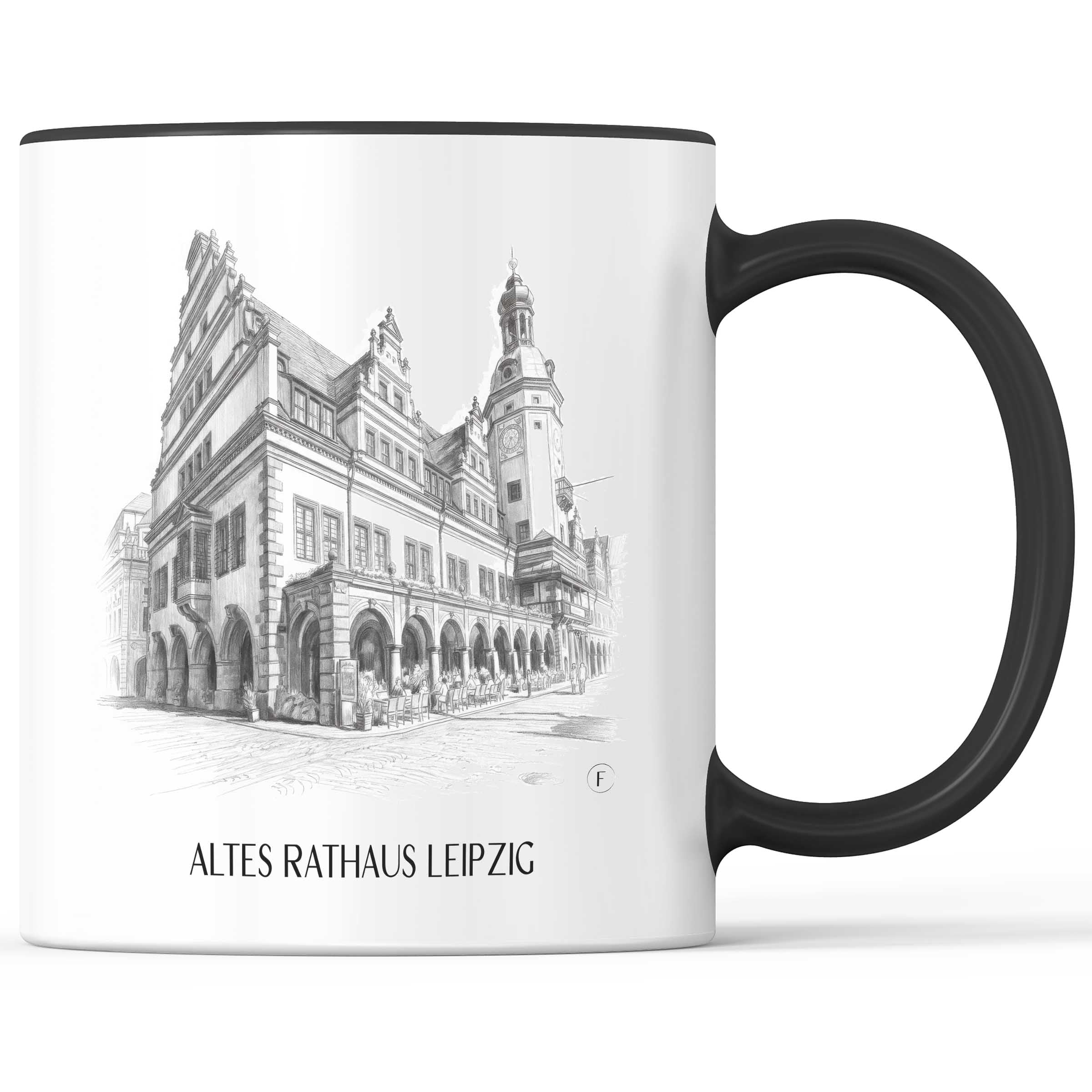 altes-rathaus-leipzig-deutschland-kaffeebecher-bleistift-zeichnung-drawing