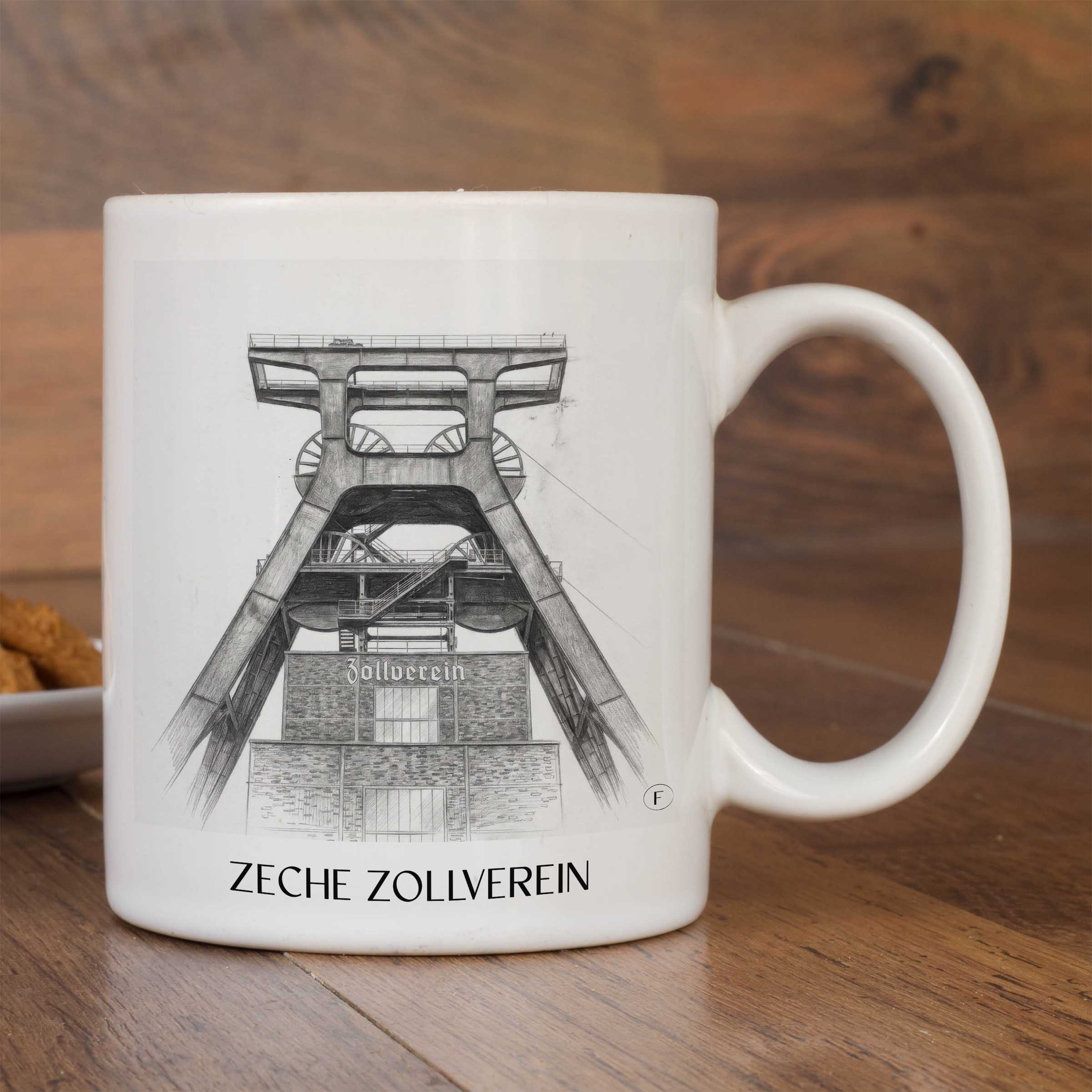 zeche-zollverein-essen-deutschland-kaffeebecher-bleistift-zeichnung-drawing