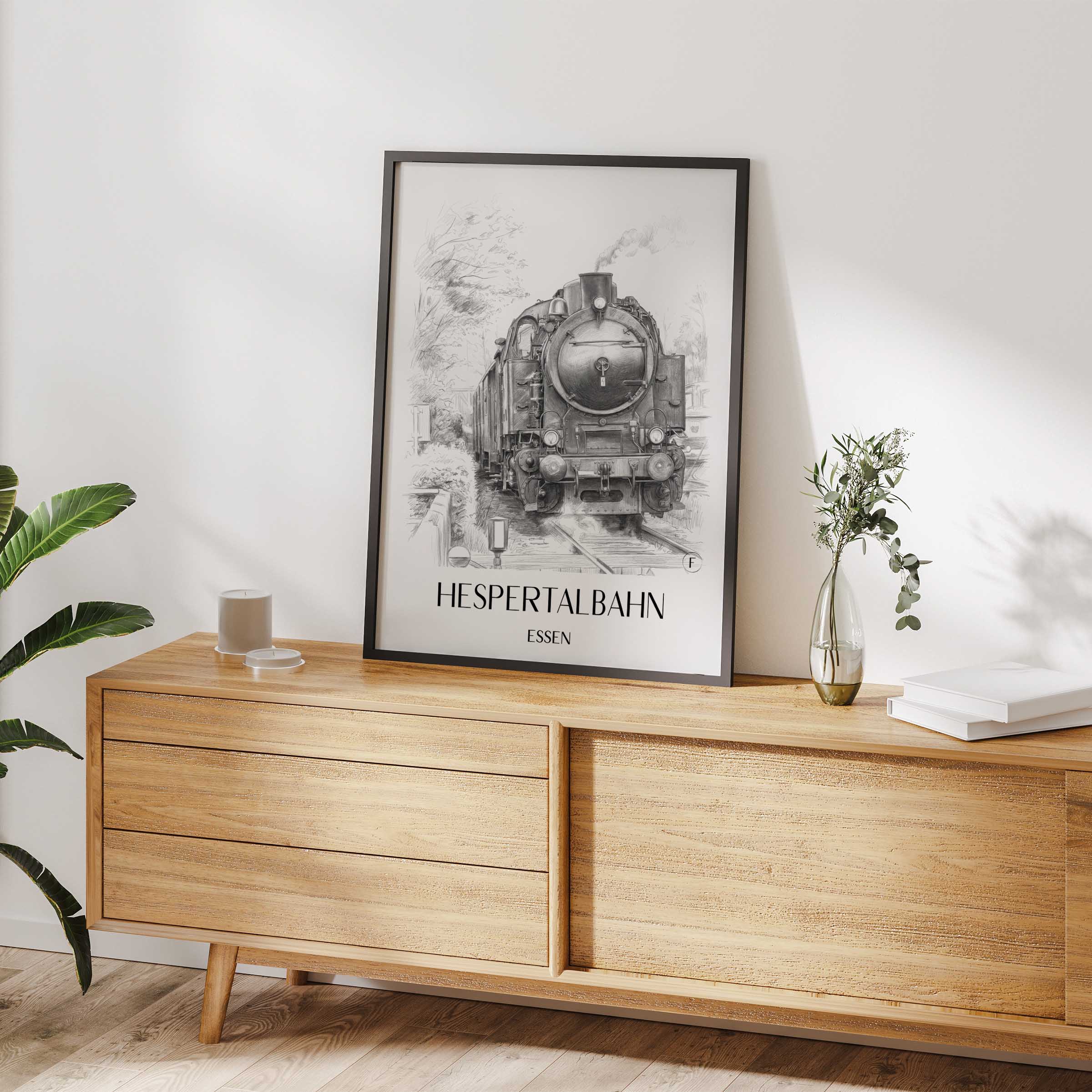 hespertalbahn-essen-deutschland-poster-bleistift-zeichnung-drawing