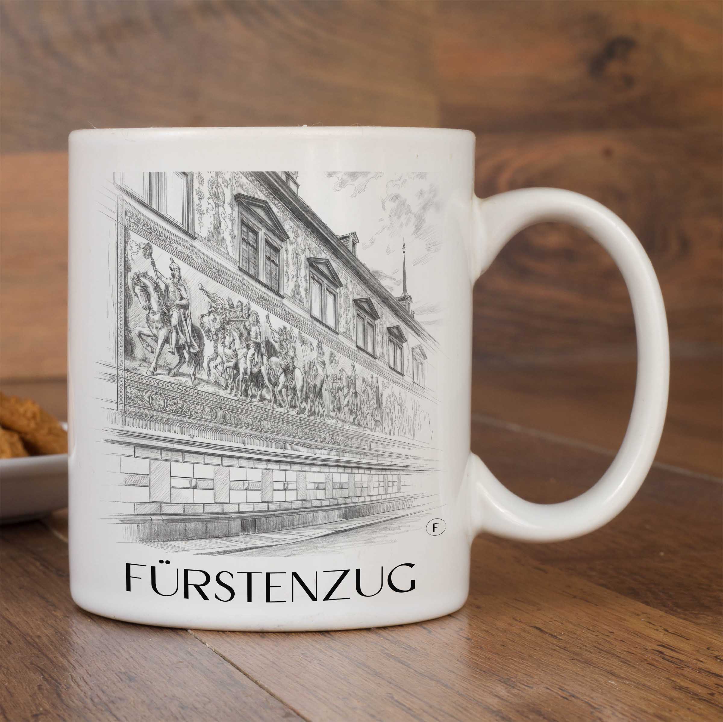 fürstenzug-dresden-deutschland-kaffeebecher-bleistift-zeichnung-drawing