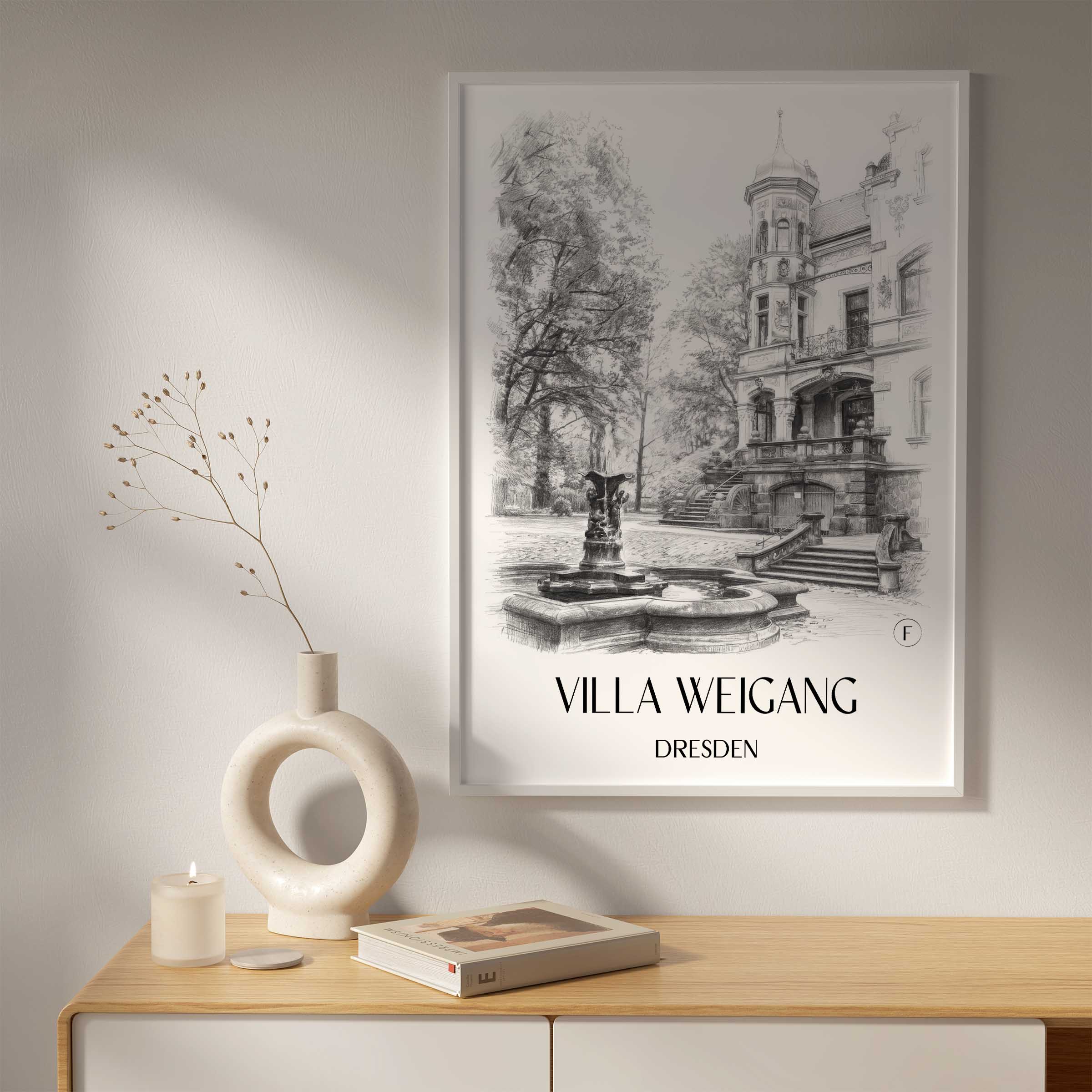 villa-weigang-dresden-deutschland-poster-bleistift-zeichnung-drawing
