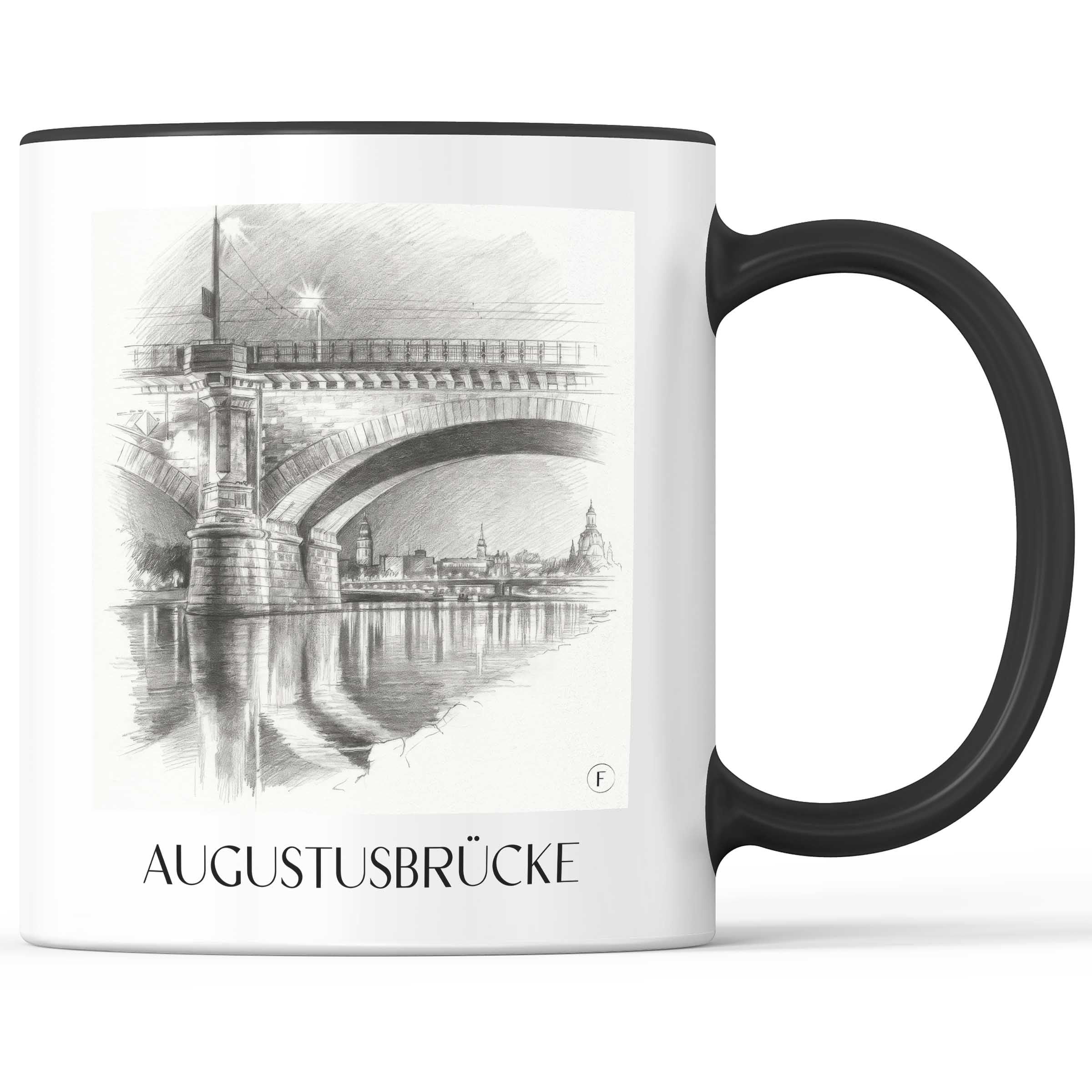 augustusbrücke-dresden-deutschland-kaffeebecher-bleistift-zeichnung-drawing