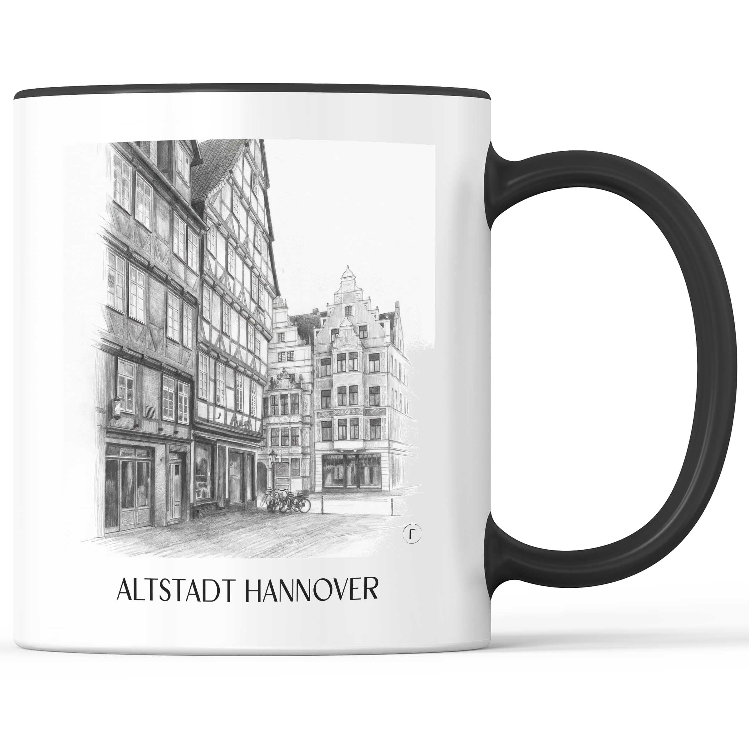 altstadt-hannover-deutschland-kaffeebecher-bleistift-zeichnung-drawing