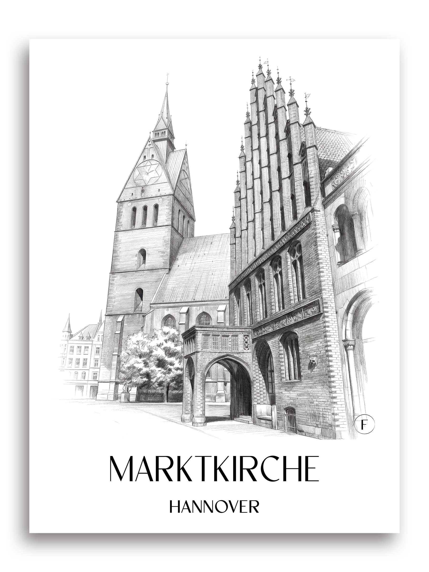 marktkirche-hannover-deutschland-poster-bleistift-zeichnung-drawing
