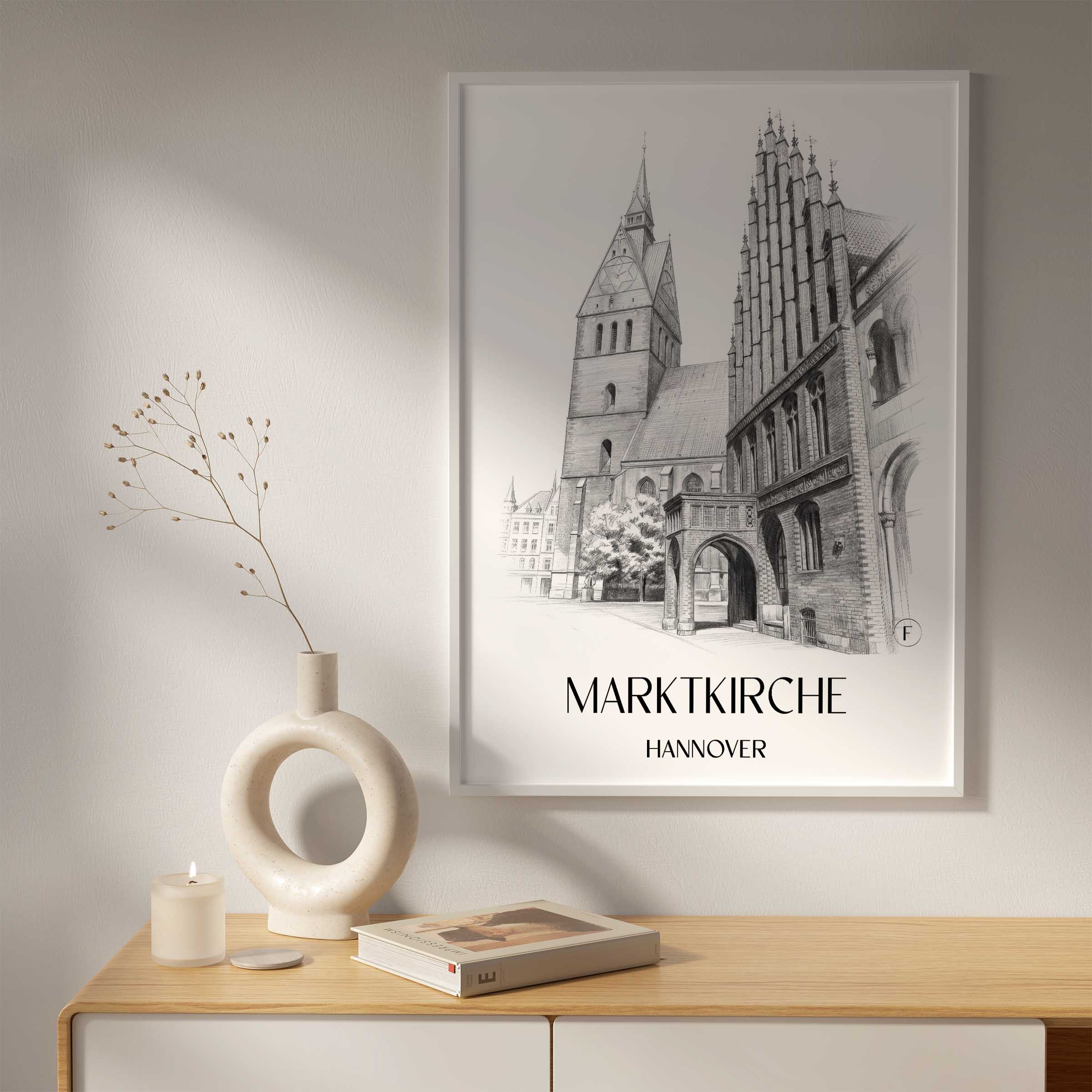 marktkirche-hannover-deutschland-poster-bleistift-zeichnung-drawing