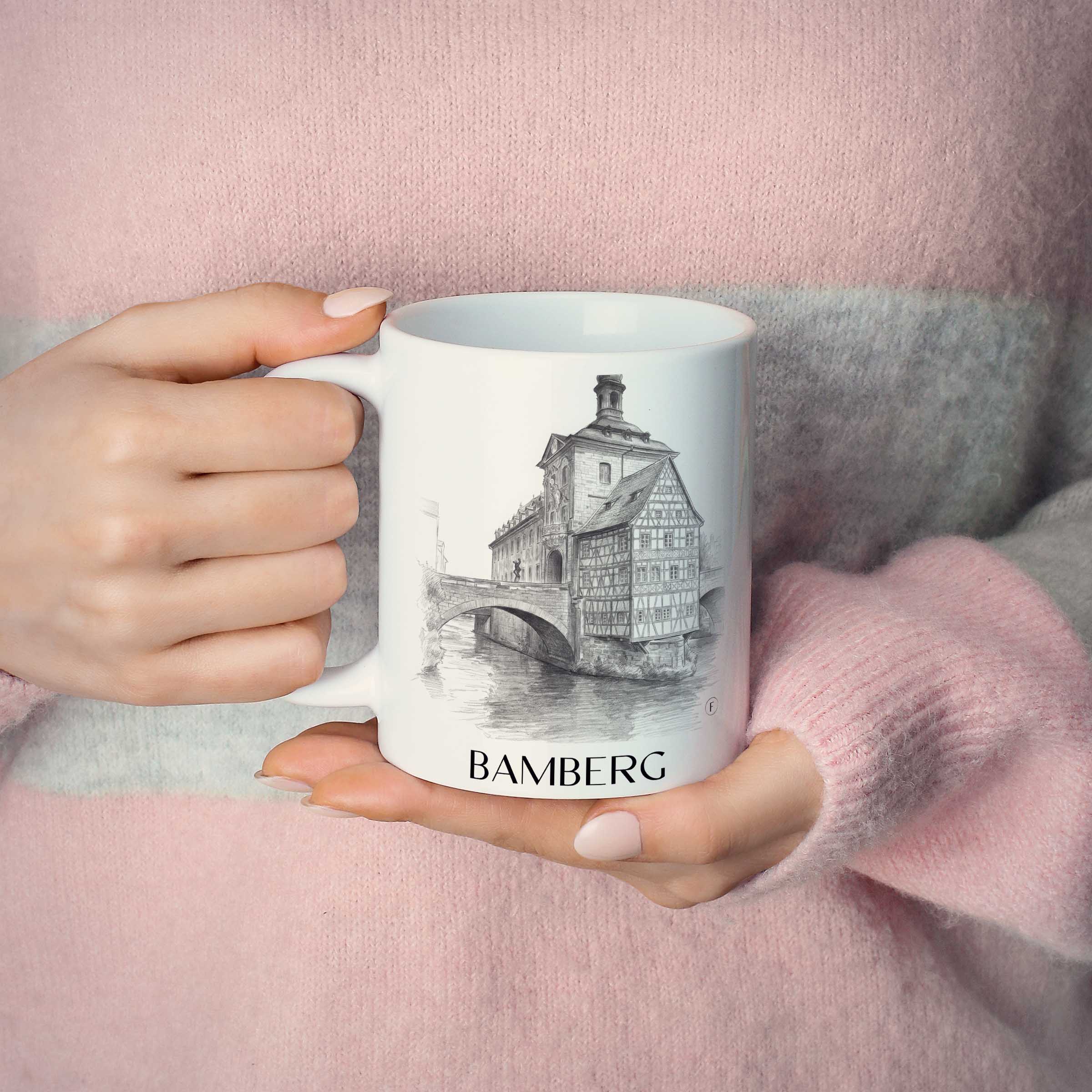 bamberg-deutschland-kaffeebecher-bleistift-zeichnung-drawing