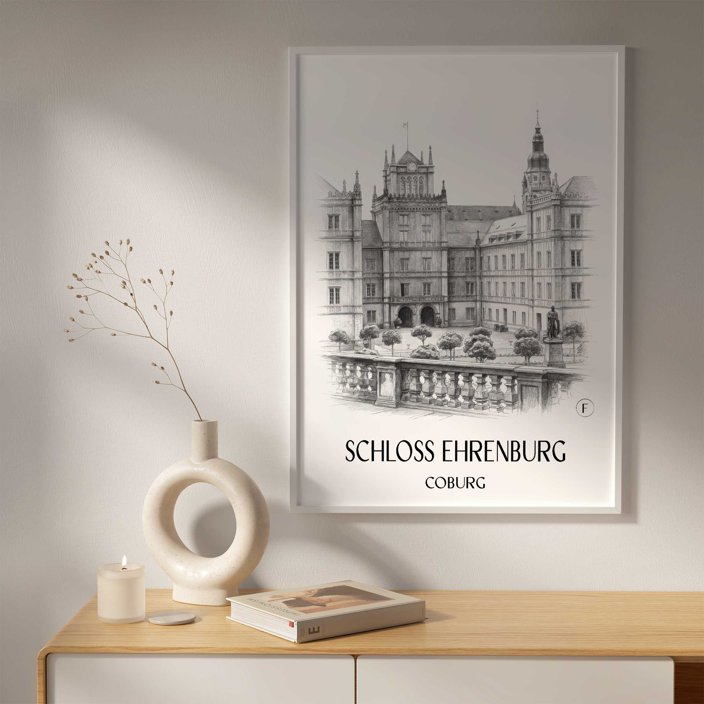 schloss-ehrenburg-coburg-deutschland-poster-bleistift-zeichnung-drawing