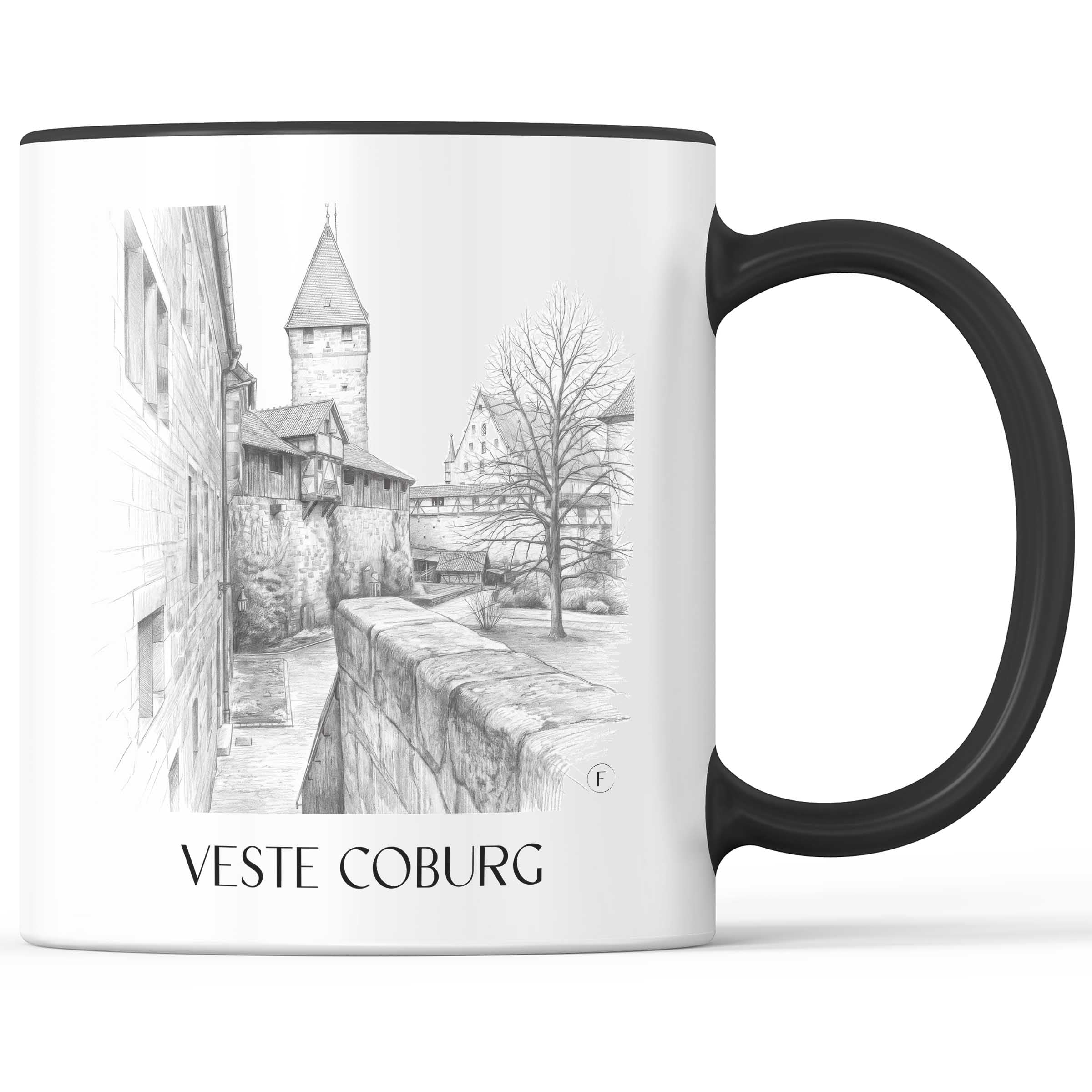 veste-coburg-deutschland-kaffeebecher-bleistift-zeichnung-drawing