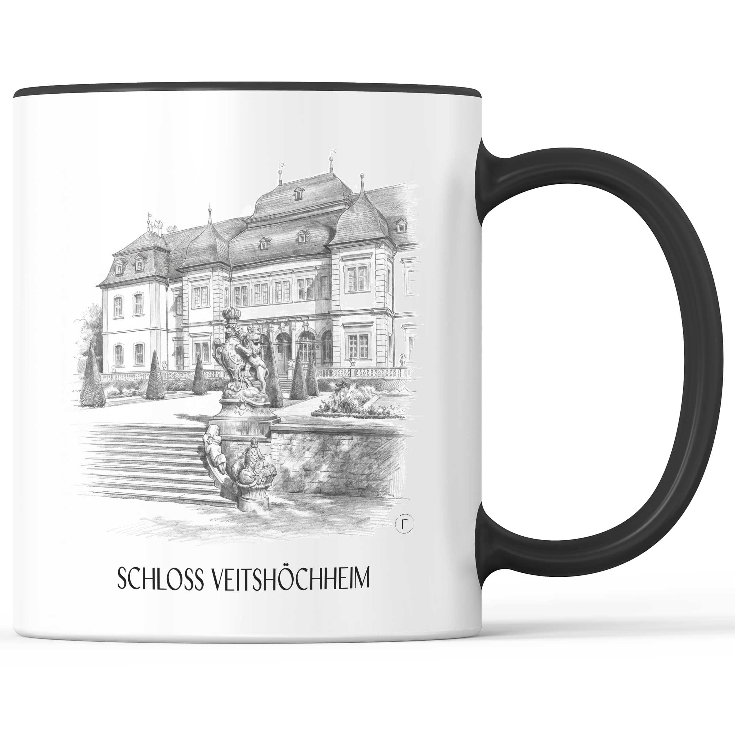 schloss-veitshöchheim-würzburg-deutschland-kaffeebecher-bleistift-zeichnung-drawing