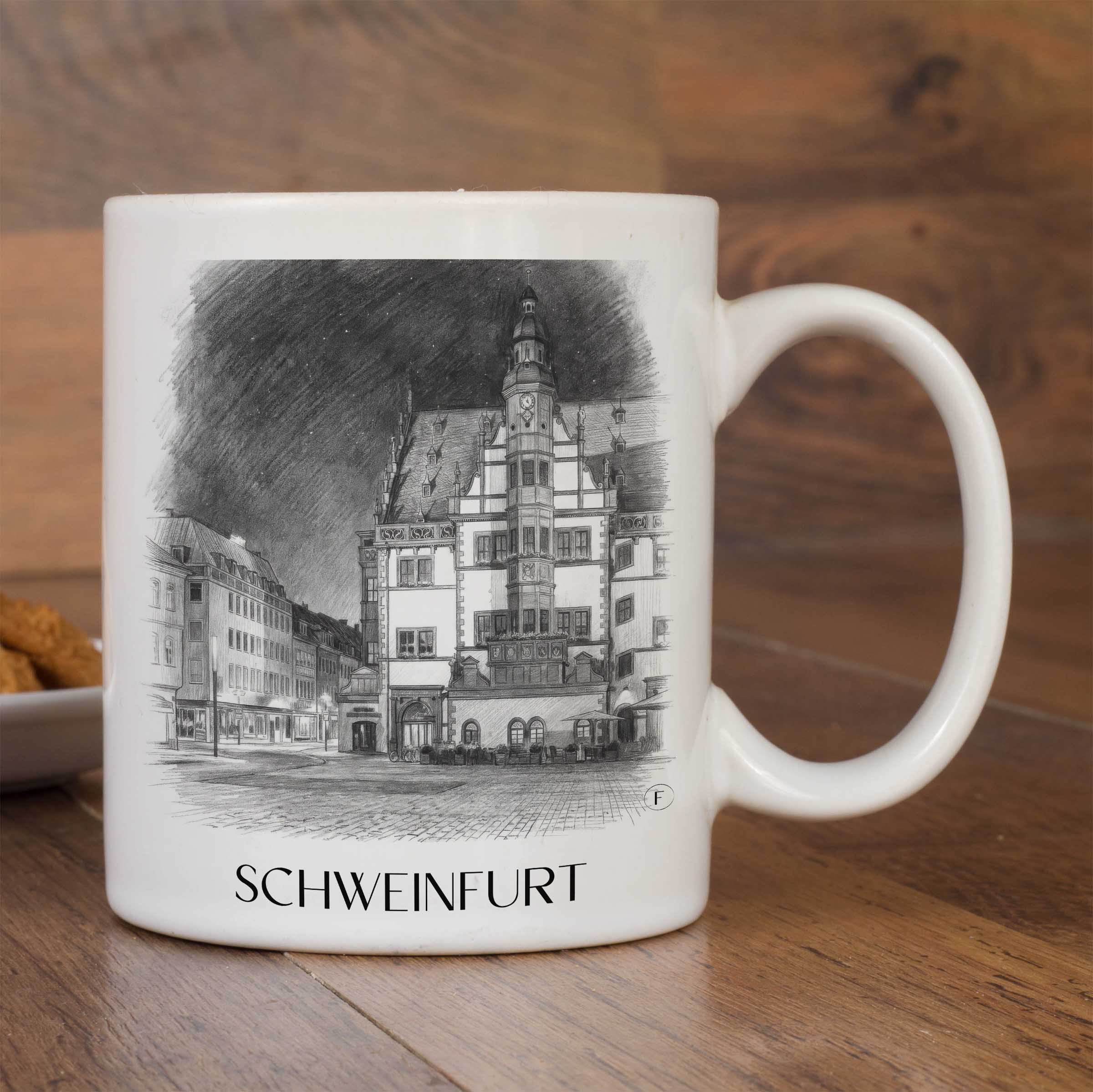 schweinfurt-deutschland-kaffeebecher-bleistift-zeichnung-drawing