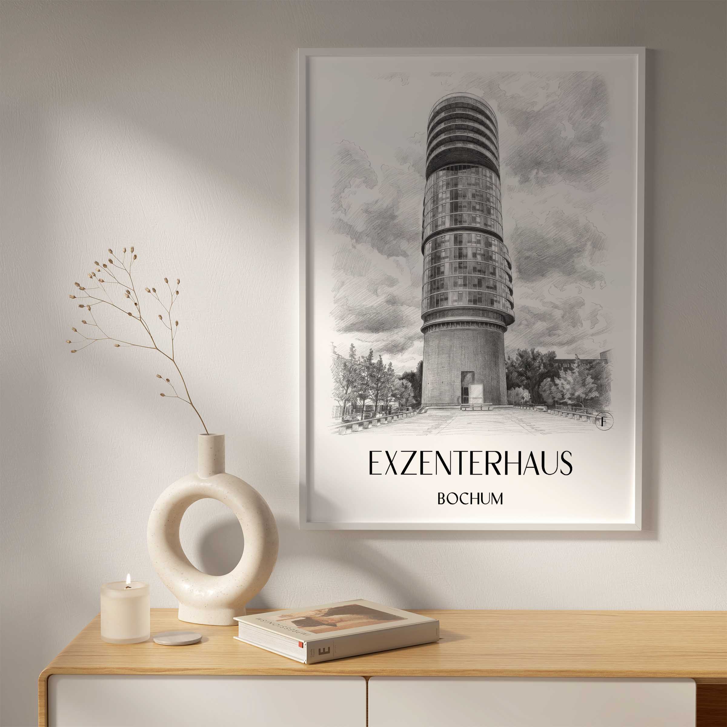 exzenterhaus-bochum-deutschland-poster-bleistift-zeichnung-drawing